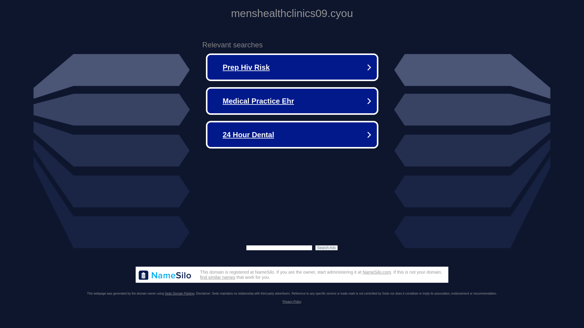 website screenshot of https://menshealthclinics09.cyou/