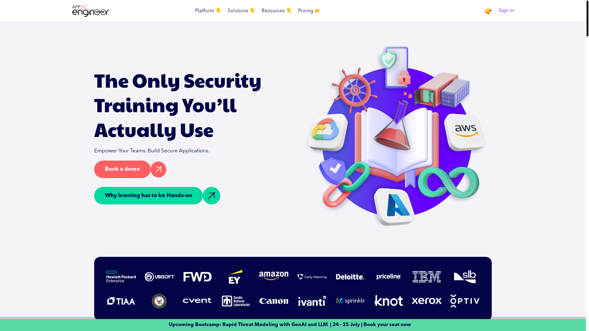 website screenshot of https://connectappsecengineer.com/