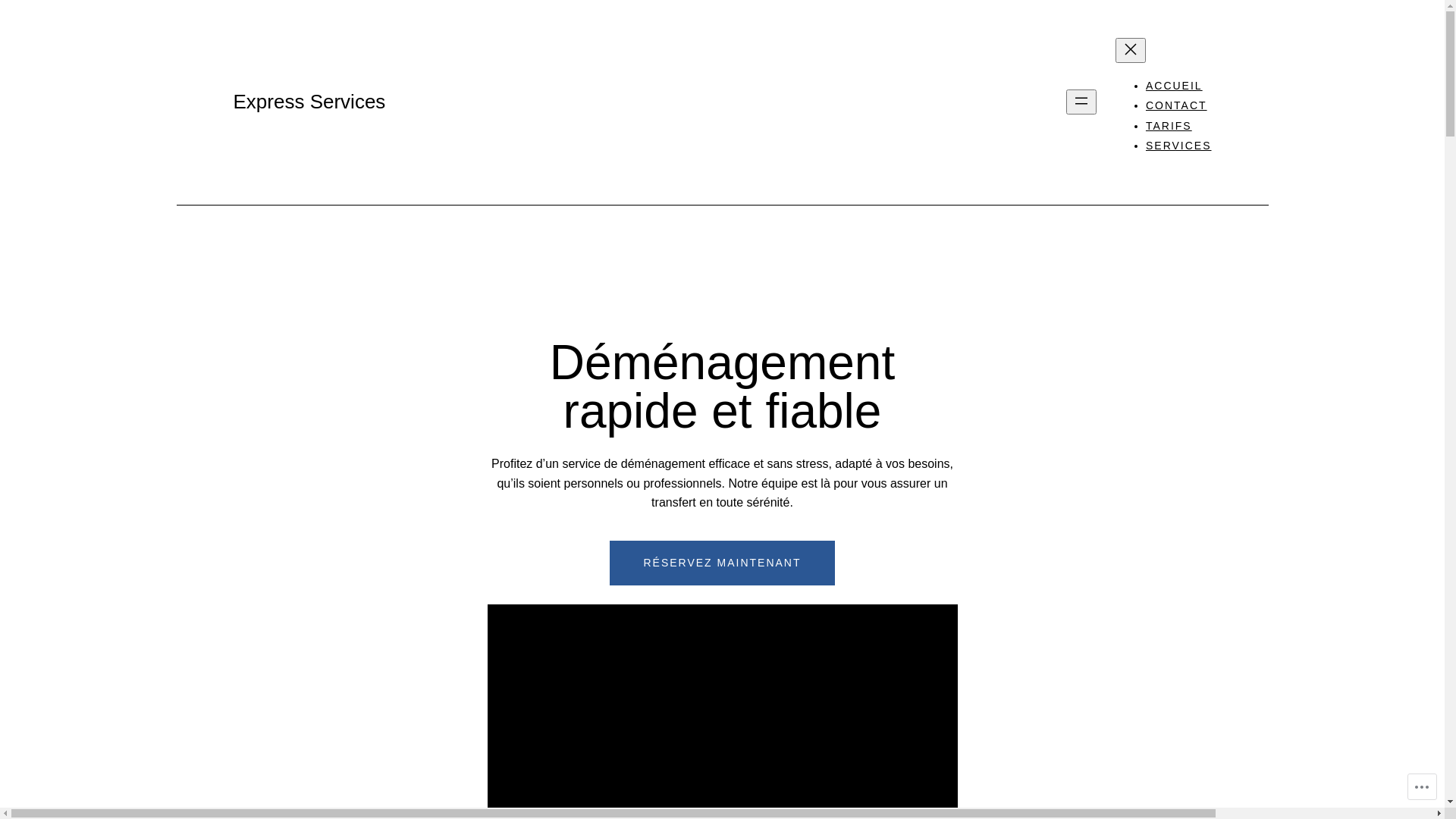 website screenshot of https://express-services.cleaning/