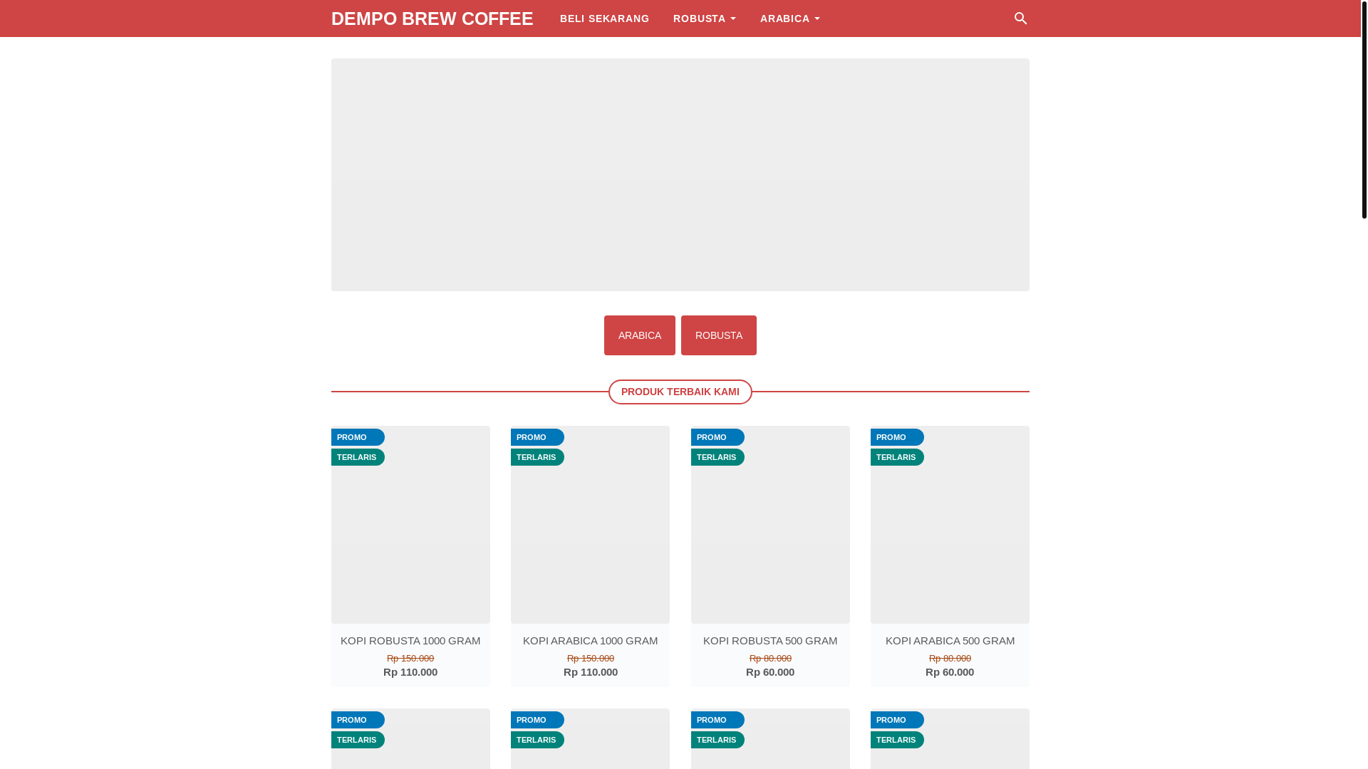 website screenshot of https://coffeedempo.biz.id/