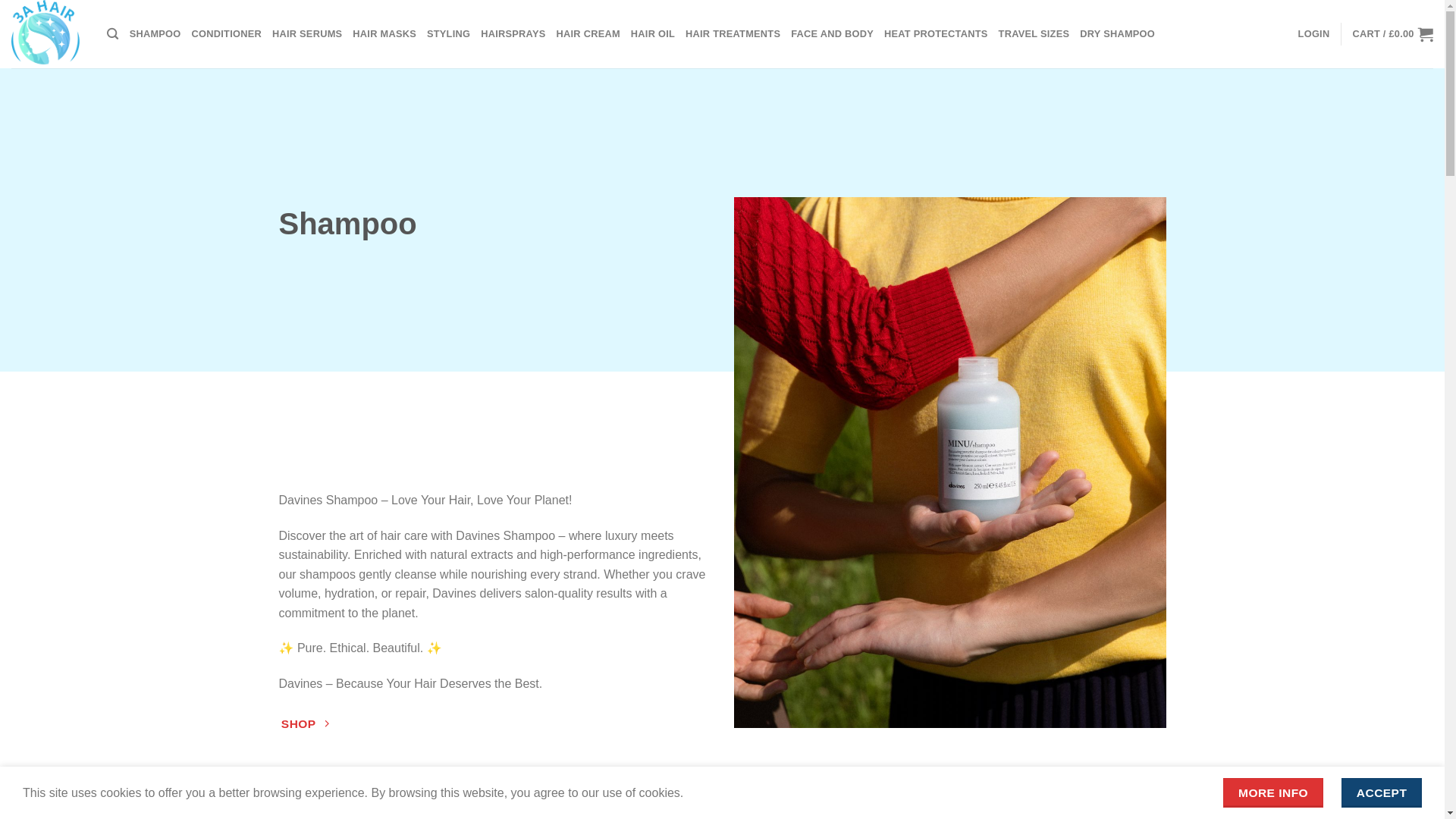 website screenshot of https://3a-hair.com/