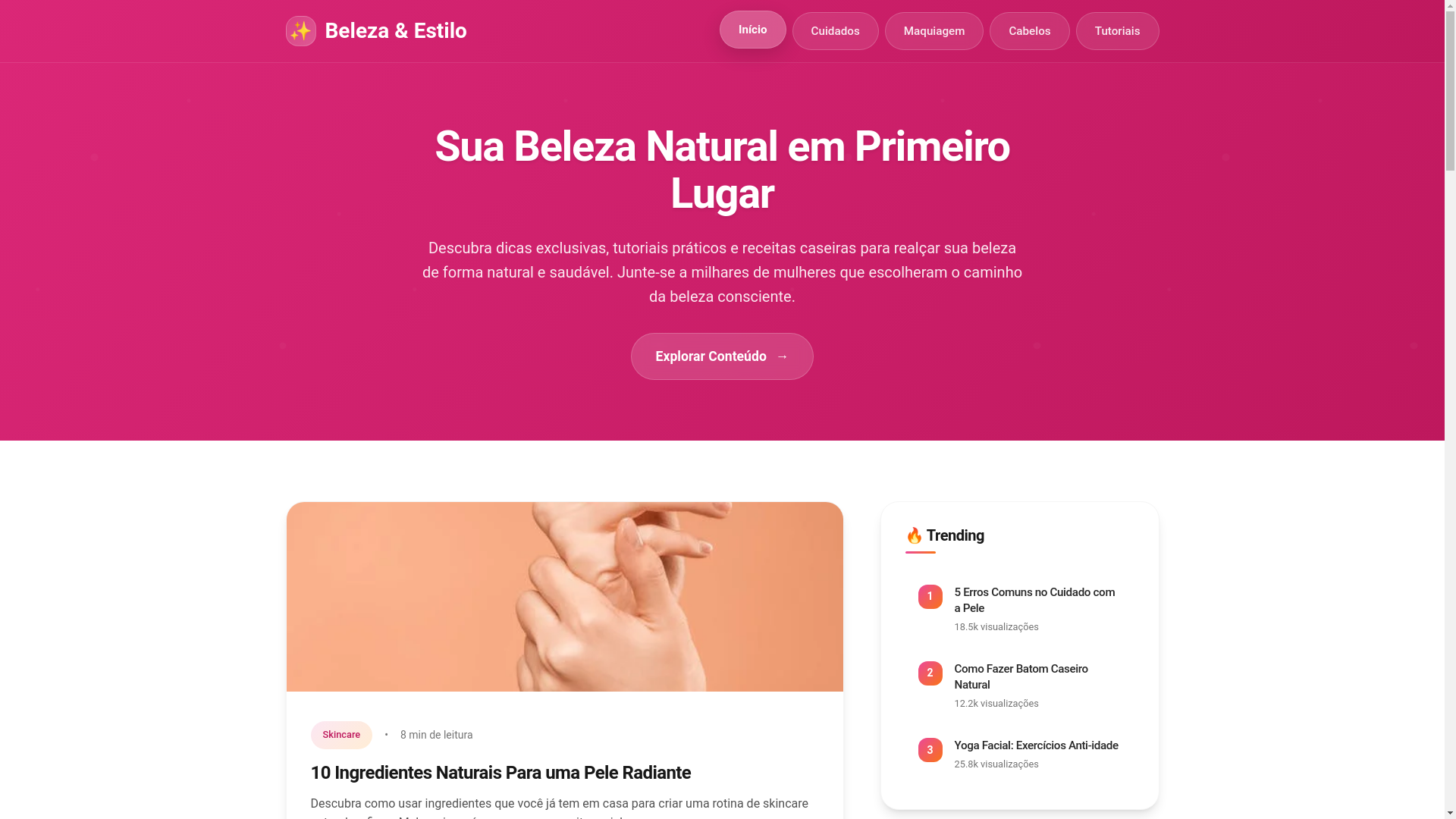 website screenshot of https://lojaaeucerin.beauty/