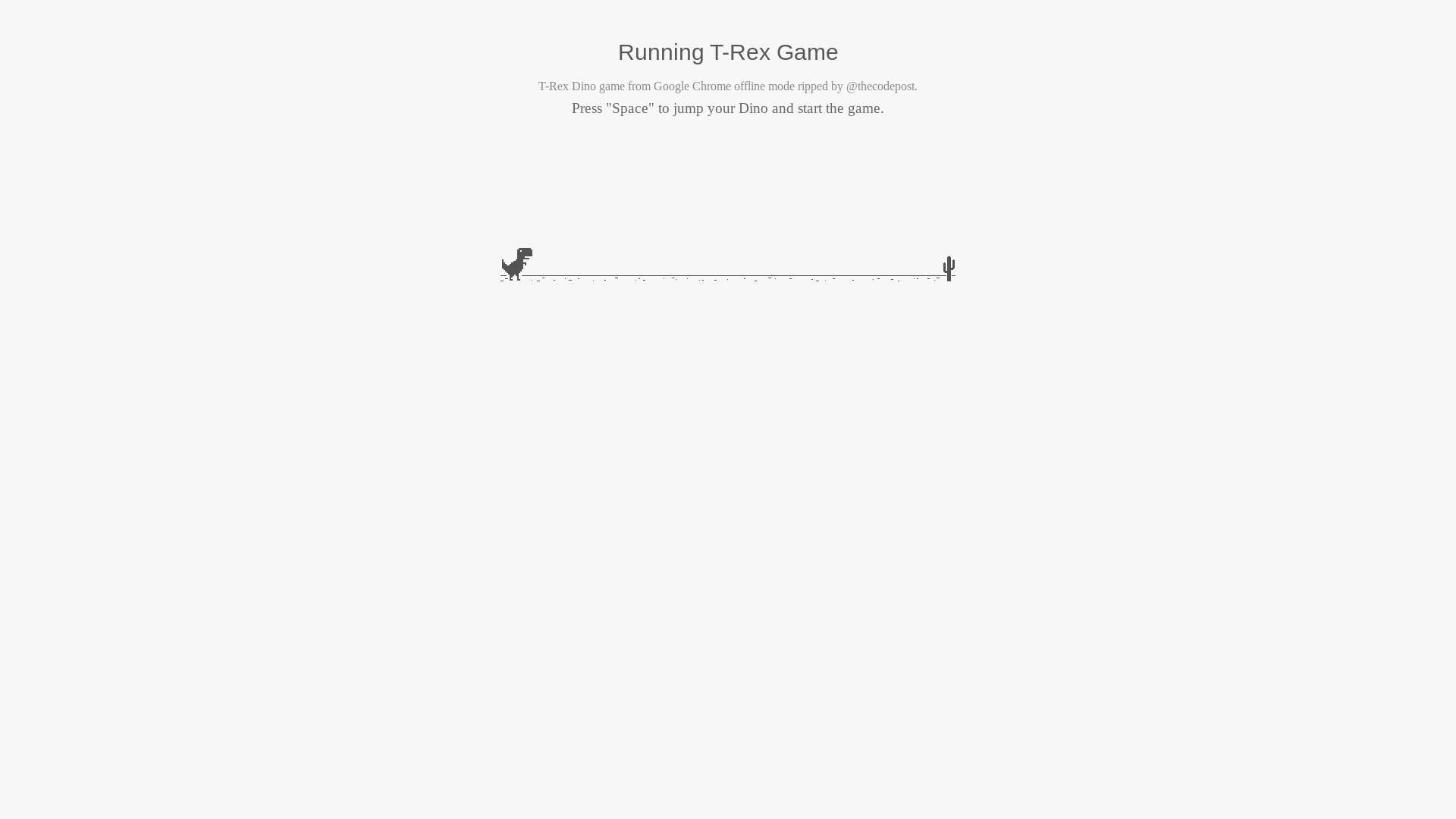 website screenshot of https://trexgame.pages.dev/