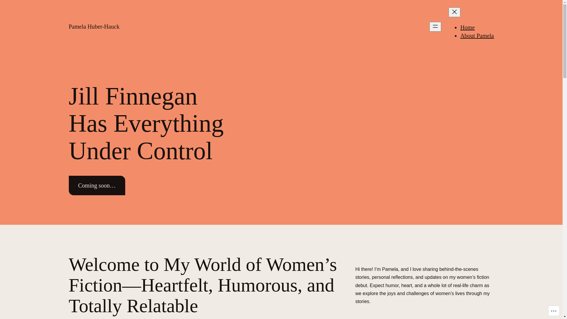 website screenshot of https://pamelahuberhauck.com/