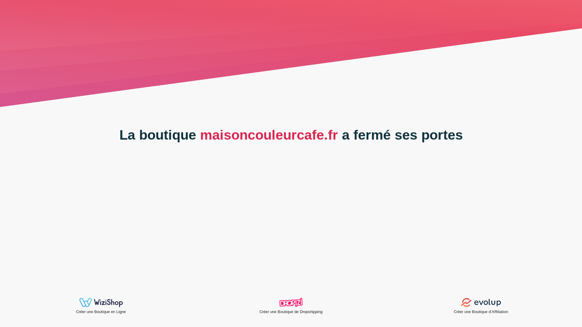 website screenshot of https://maisoncouleurcafe.fr/