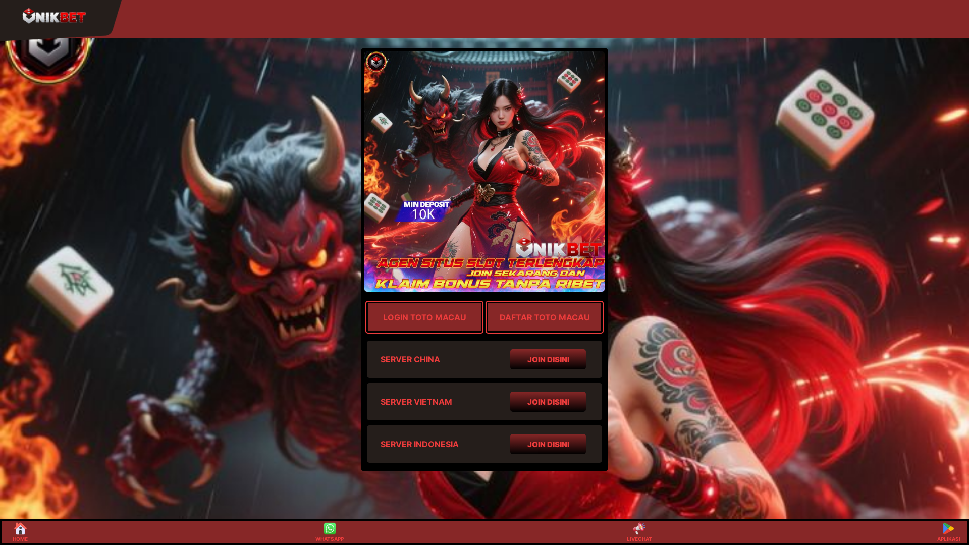 website screenshot of https://akses-toto-macau.pages.dev/