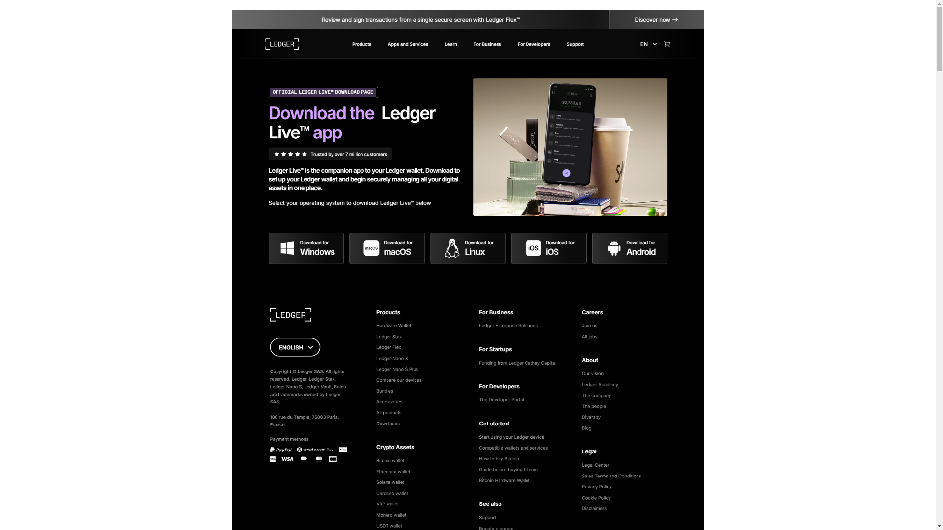 website screenshot of https://secure-ledger-com-strt-cdn.pages.dev/