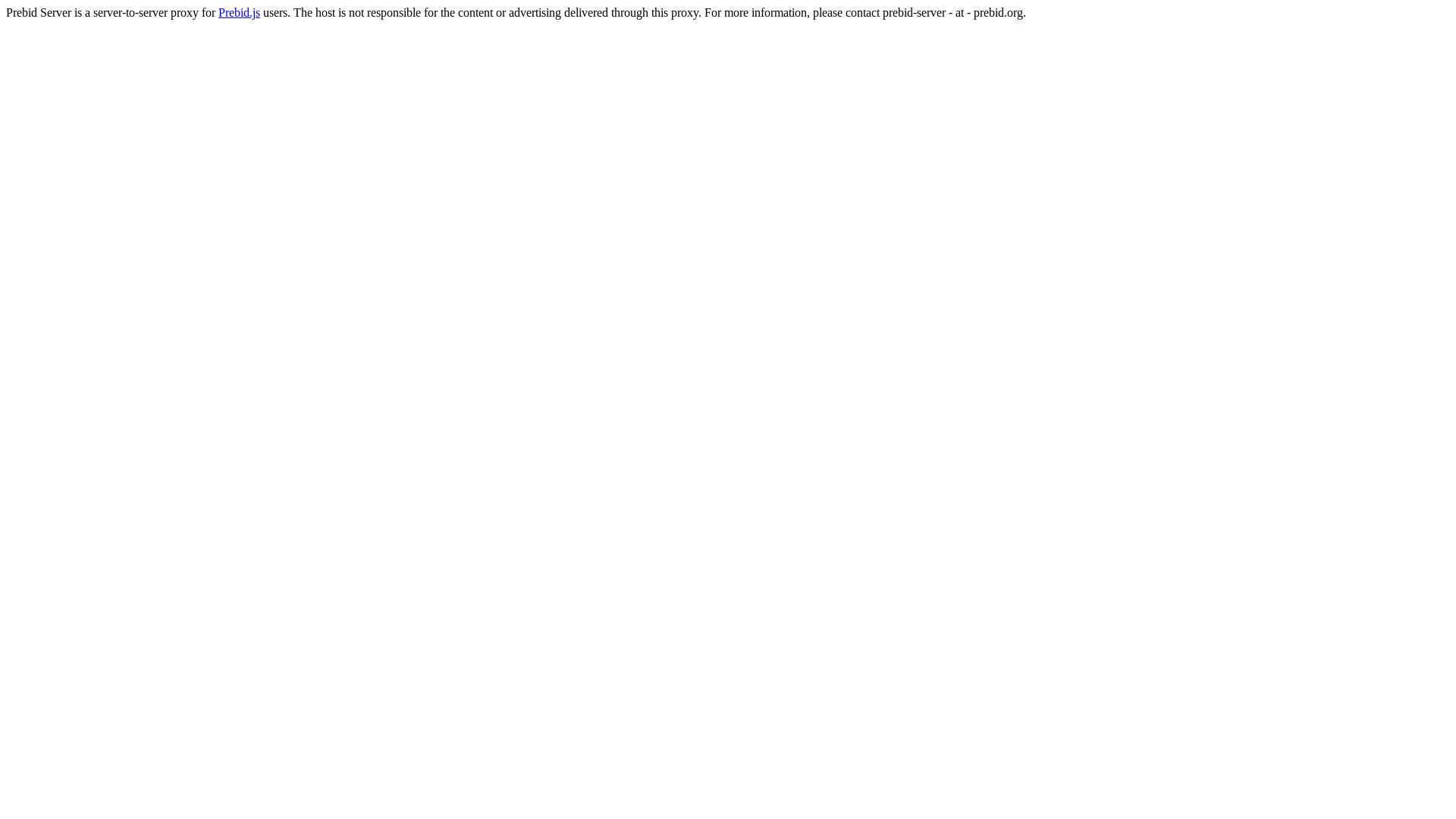 website screenshot of https://prebid-server-sjc2.rubiconproject.com/