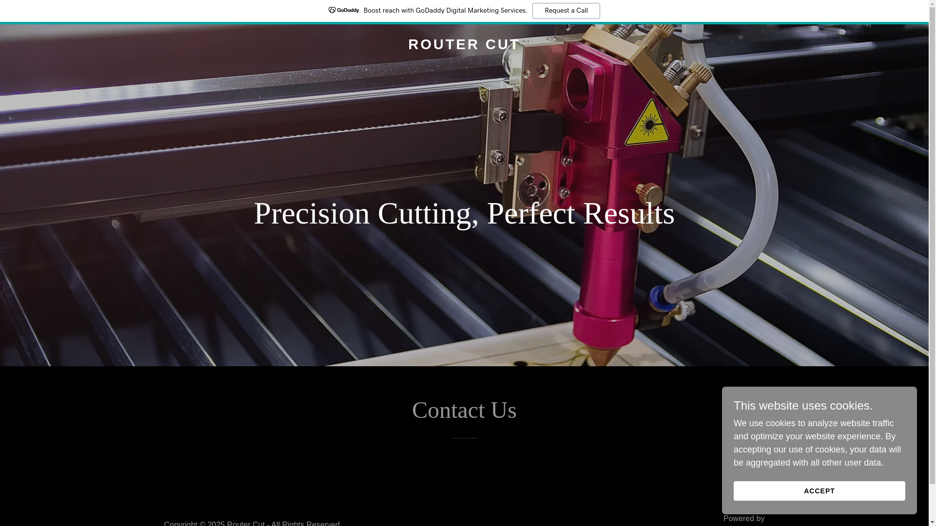website screenshot of https://routercut.in/