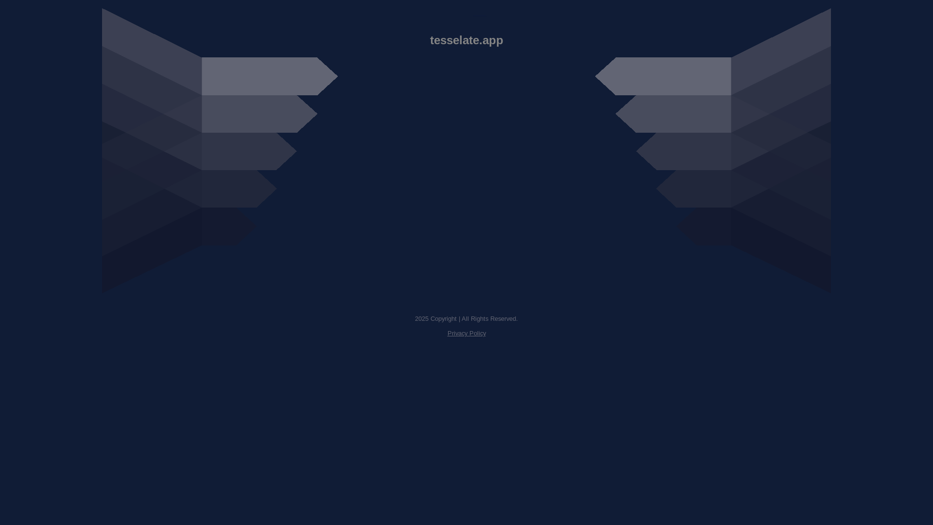 website screenshot of https://tesselate.app/