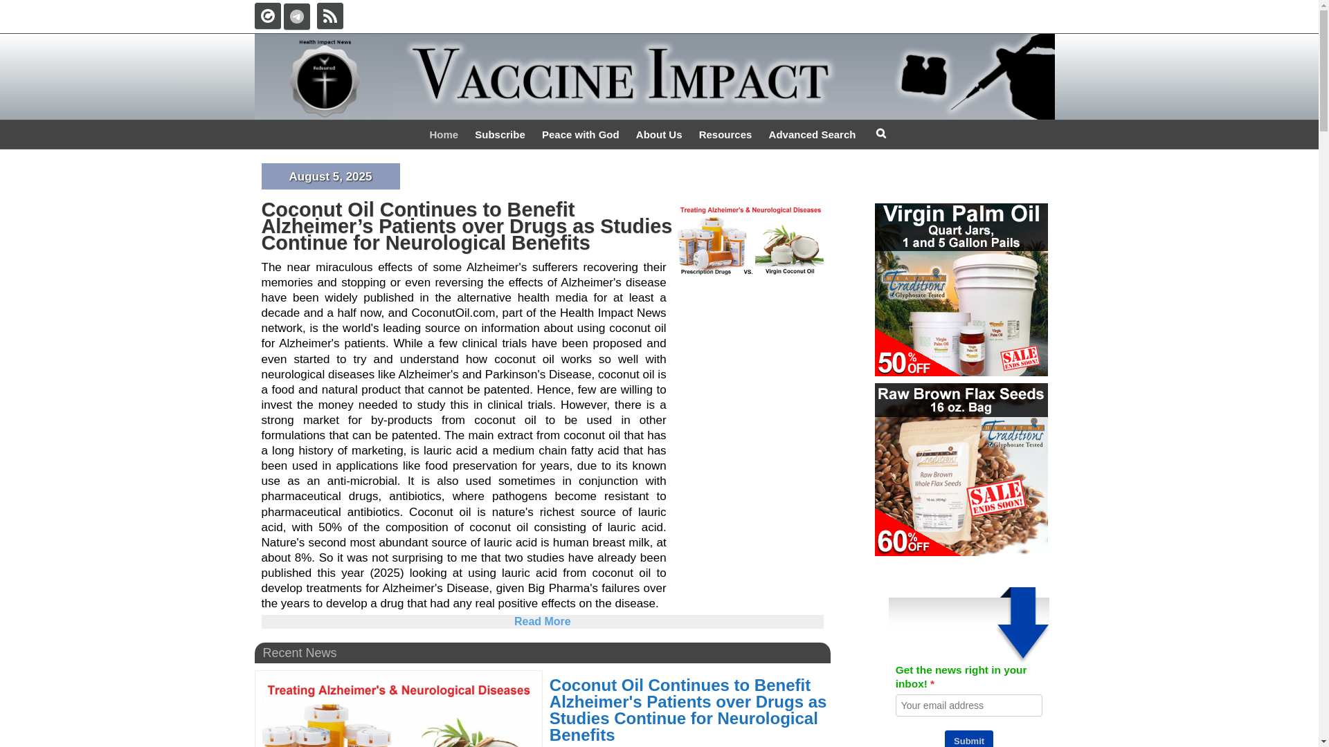 website screenshot of https://vaccineimpact.com