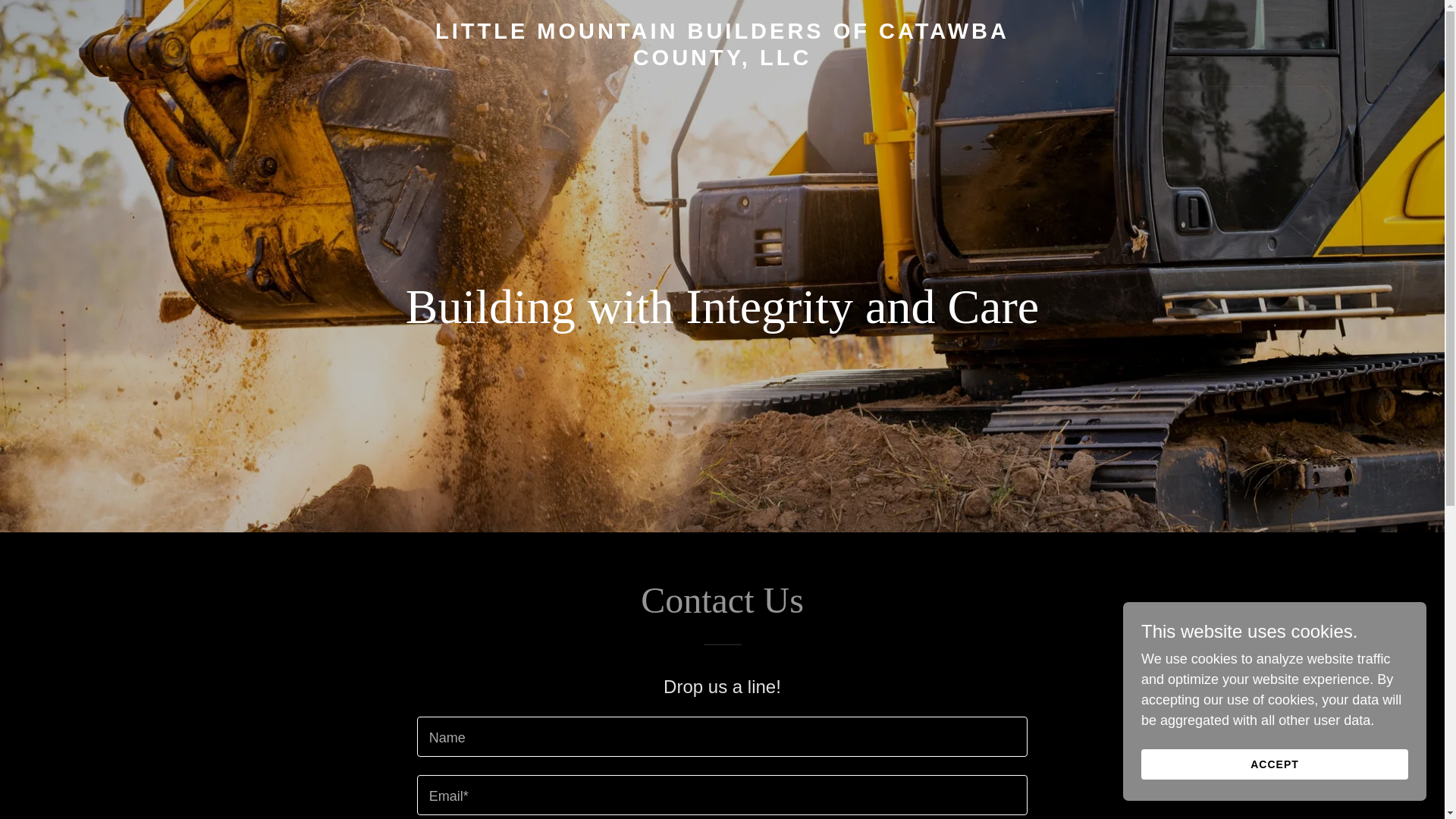 website screenshot of https://littlemountainbuilders.com/
