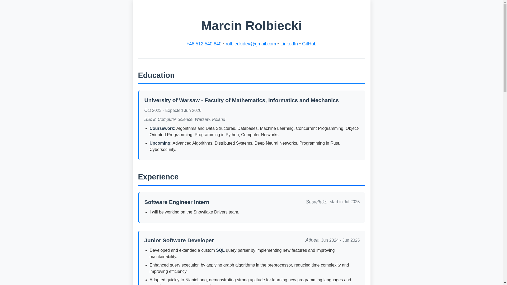 website screenshot of https://personal-website-demo.pages.dev/