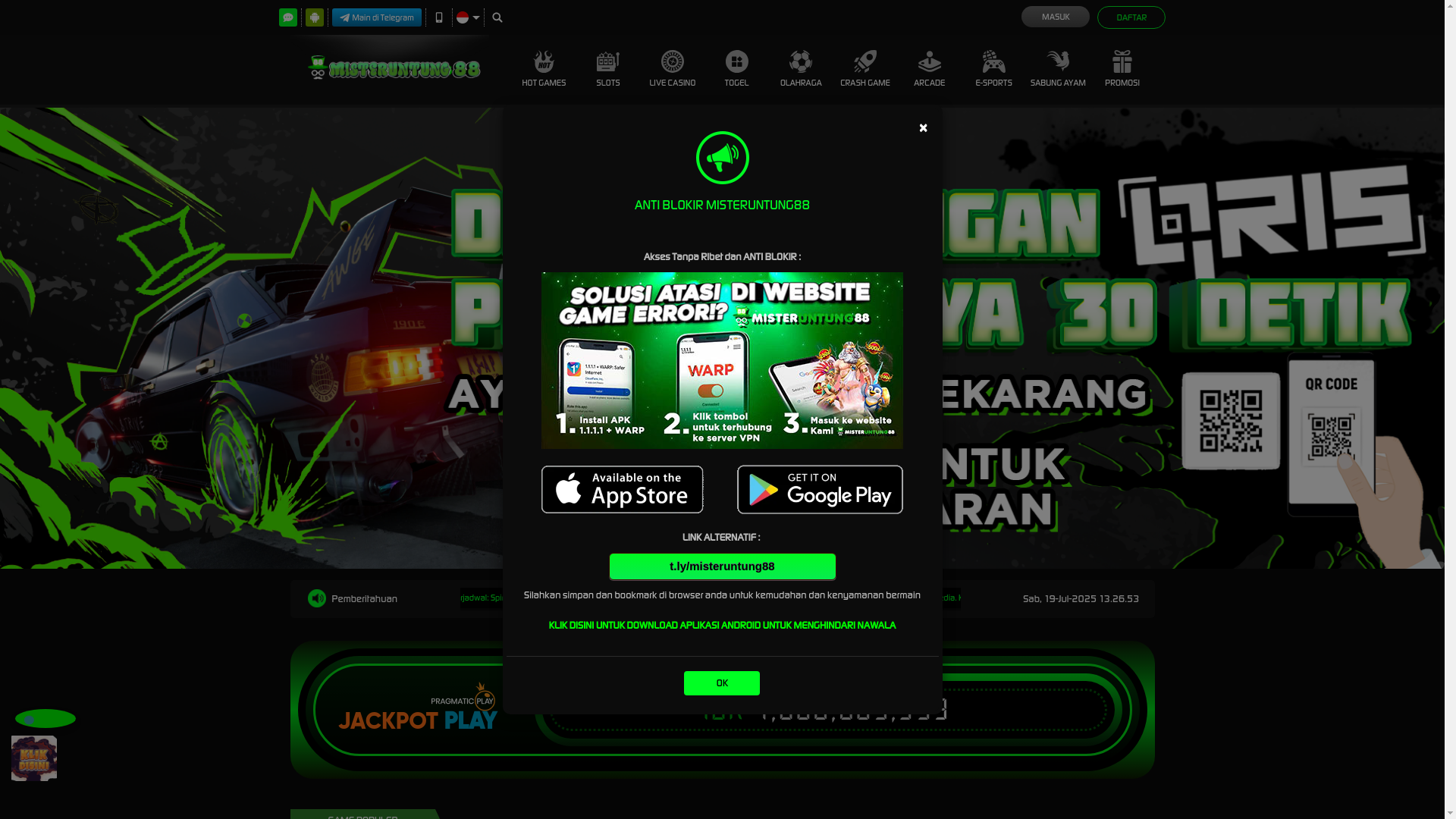 website screenshot of https://misterutung88enceladus.xyz/