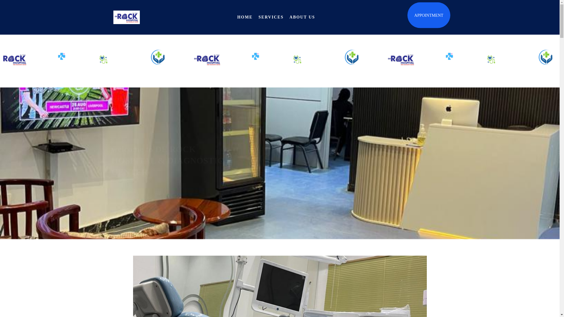 website screenshot of https://derockhospital1.com/