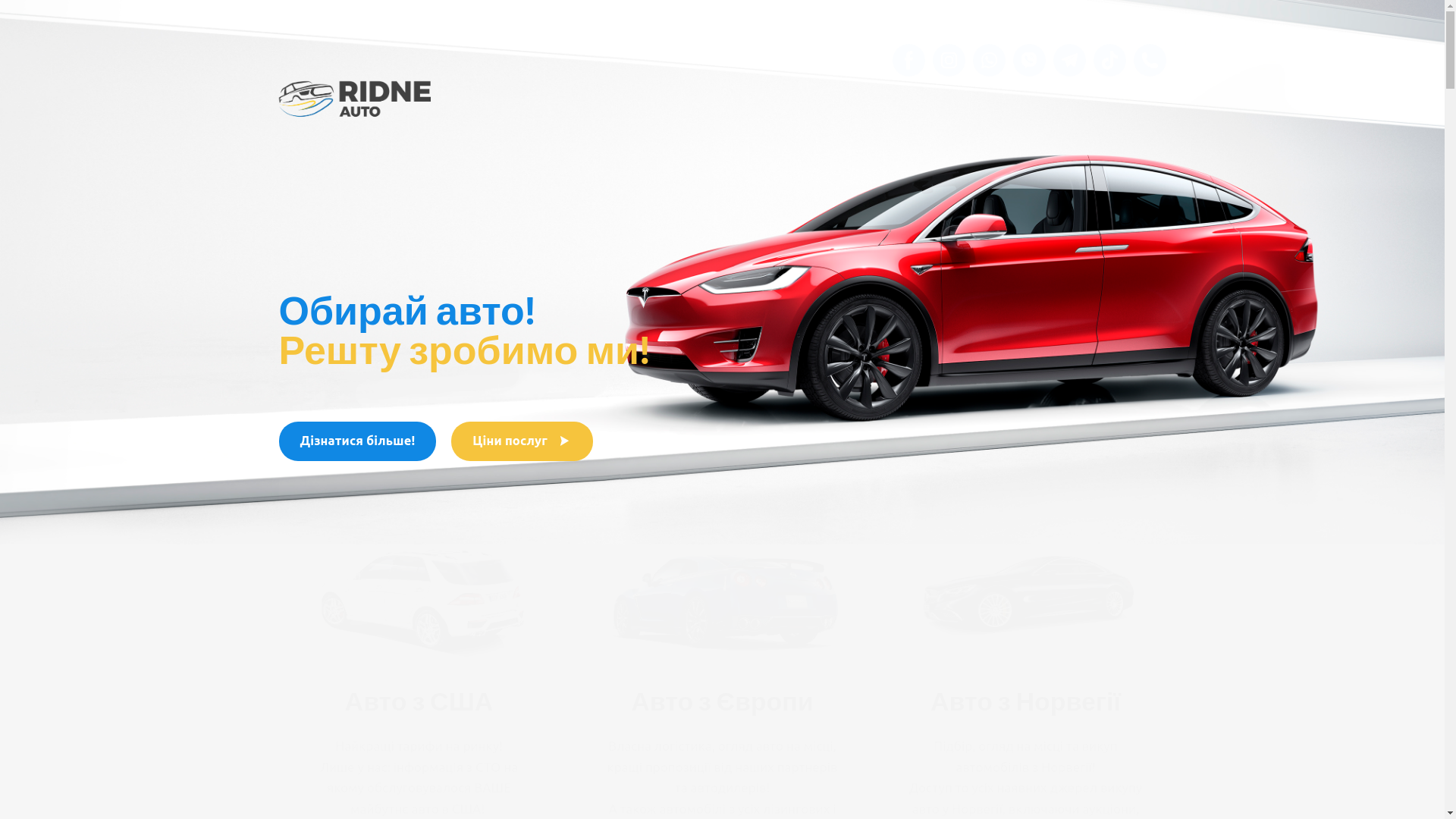website screenshot of https://ridneauto.com/