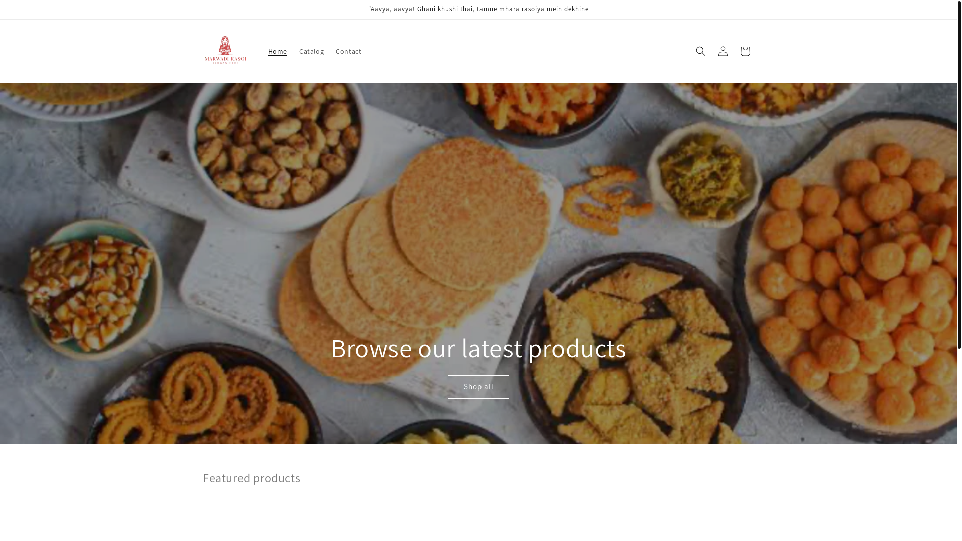website screenshot of https://marwadirasoi.shop/