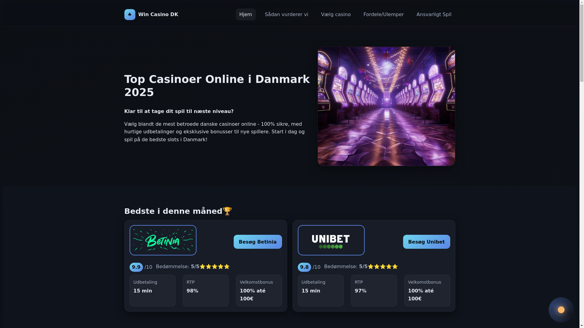 website screenshot of https://win-casino-dk.com/
