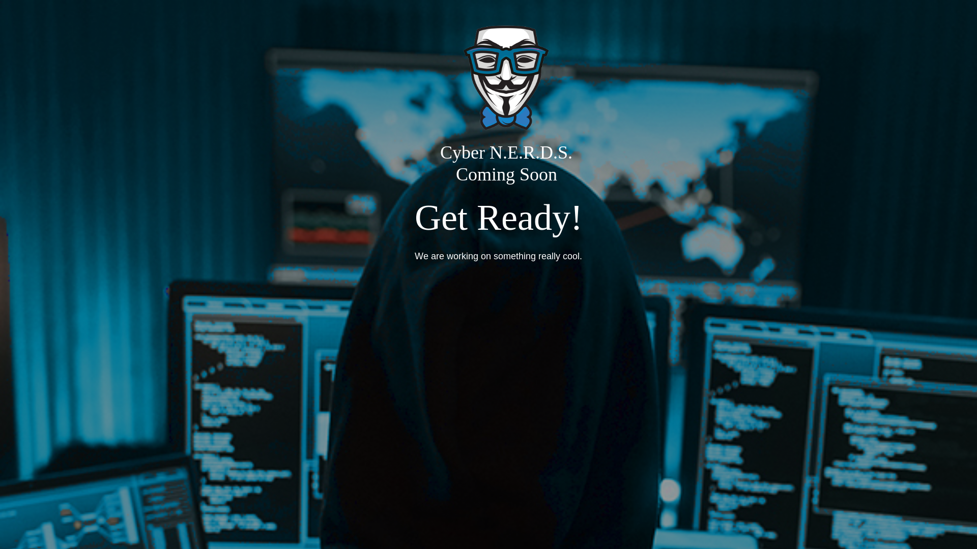 website screenshot of https://icyber-nerds.com/