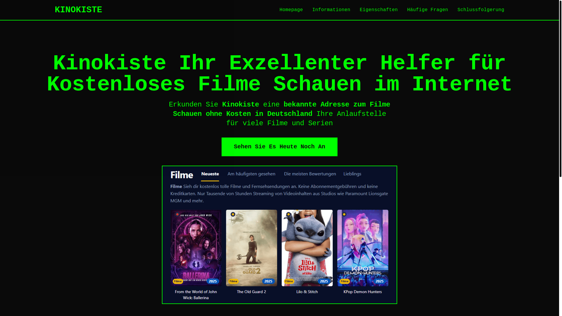 website screenshot of https://kinokiste-7fd2.pages.dev/