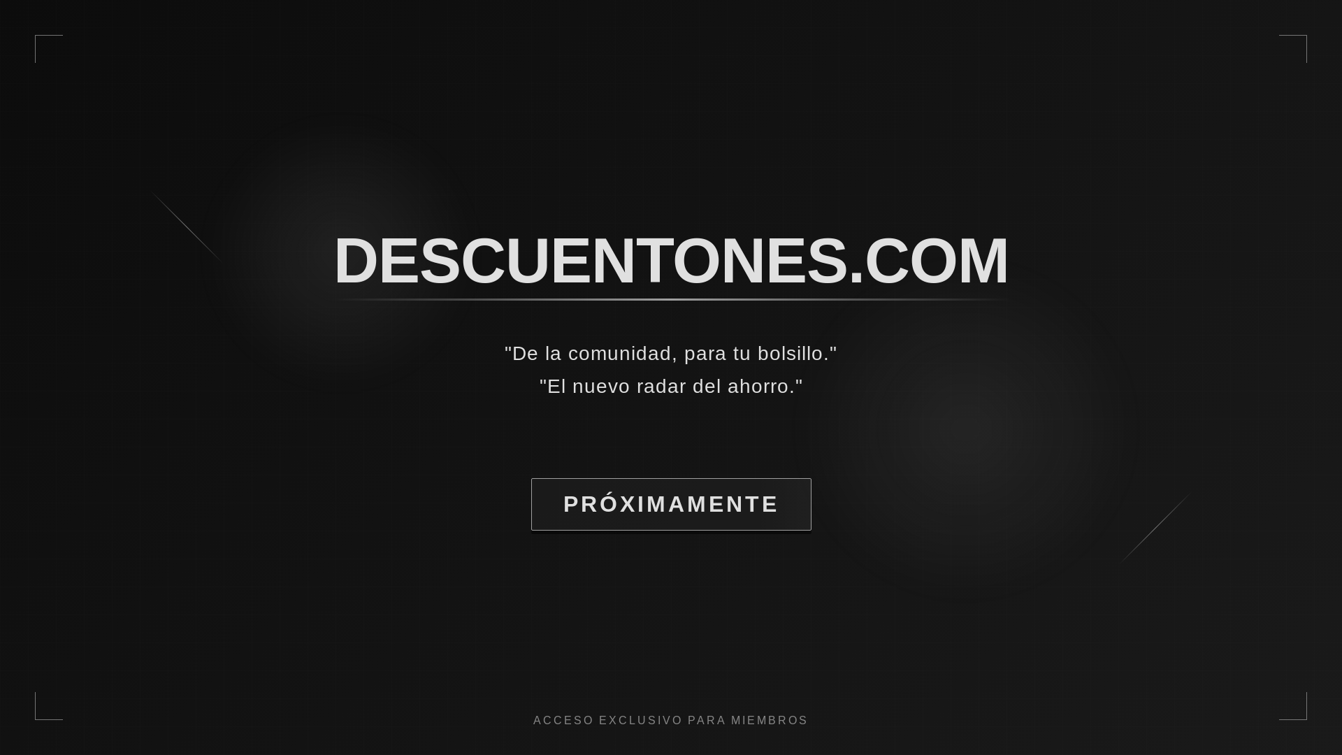 website screenshot of https://descuentones-static.pages.dev/