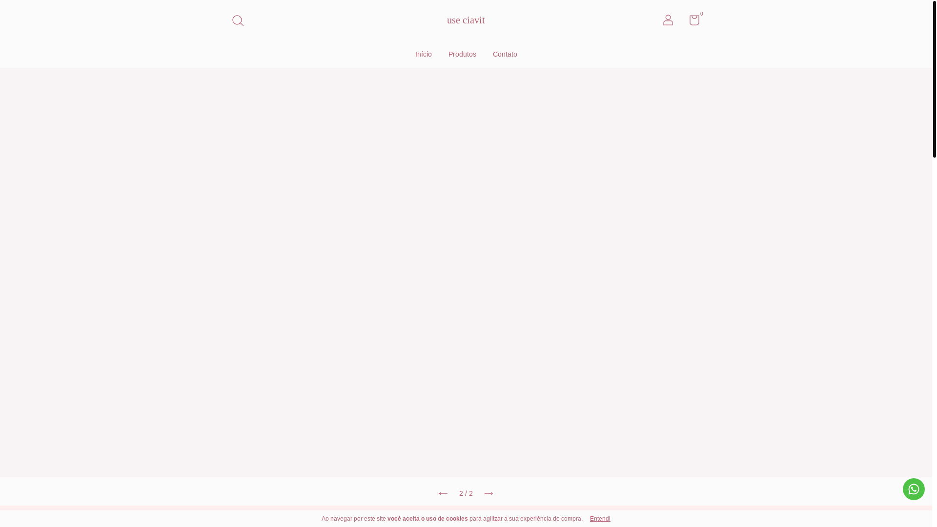 website screenshot of https://useciavit.com.br/
