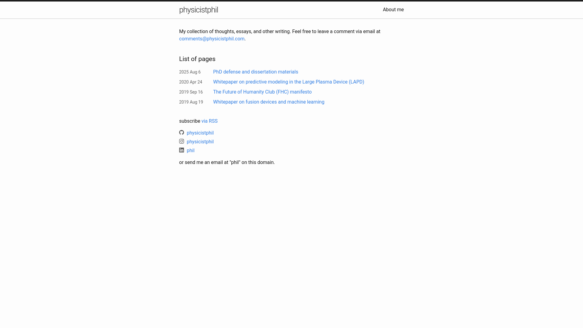 website screenshot of https://physicistphil-com.pages.dev/