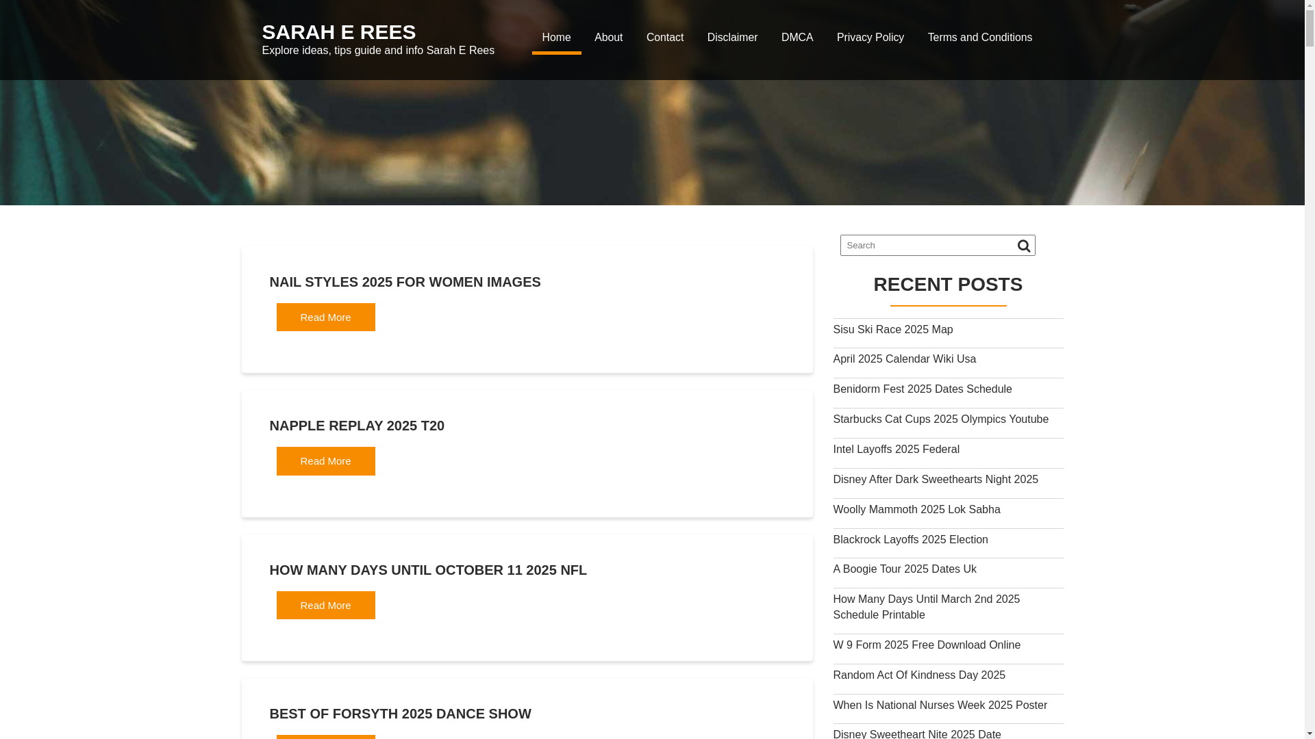 website screenshot of https://saraherees.pages.dev/