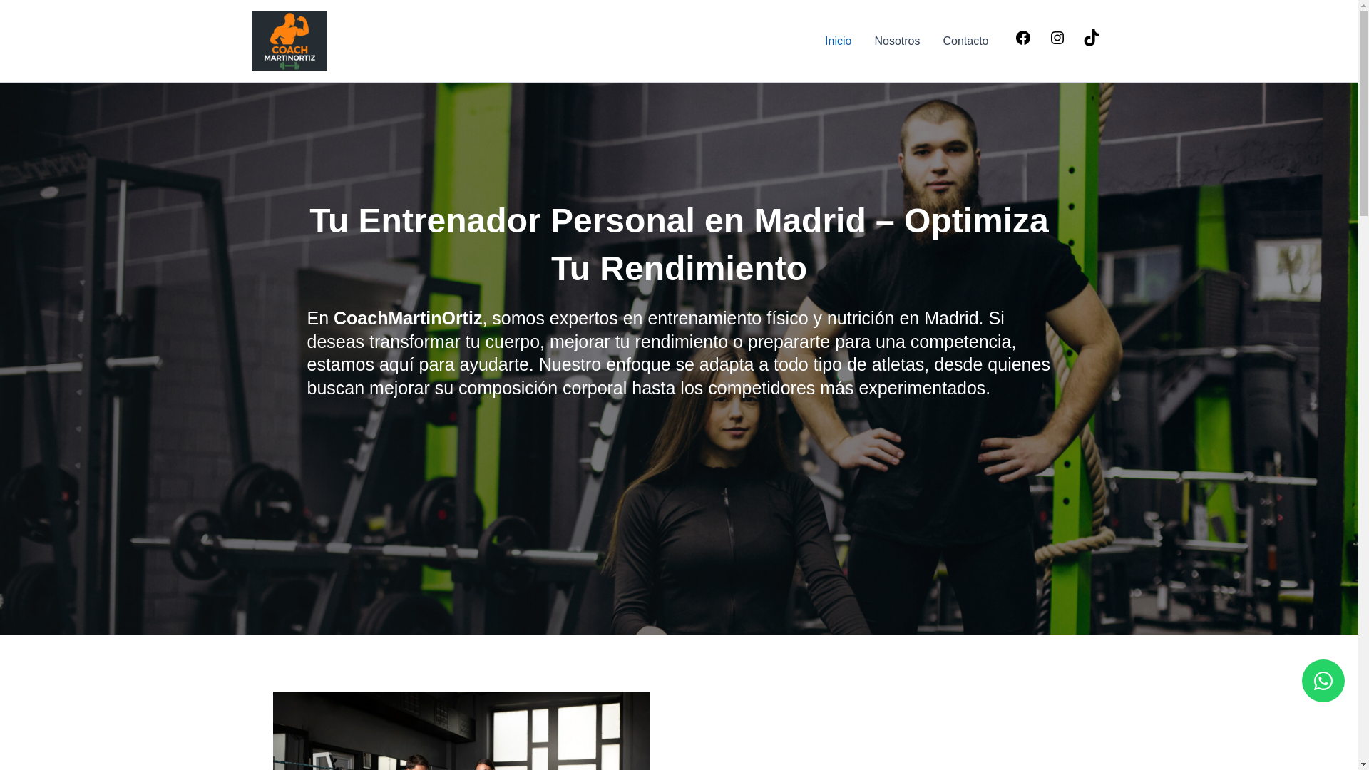 website screenshot of https://coachmartinortiz.es/