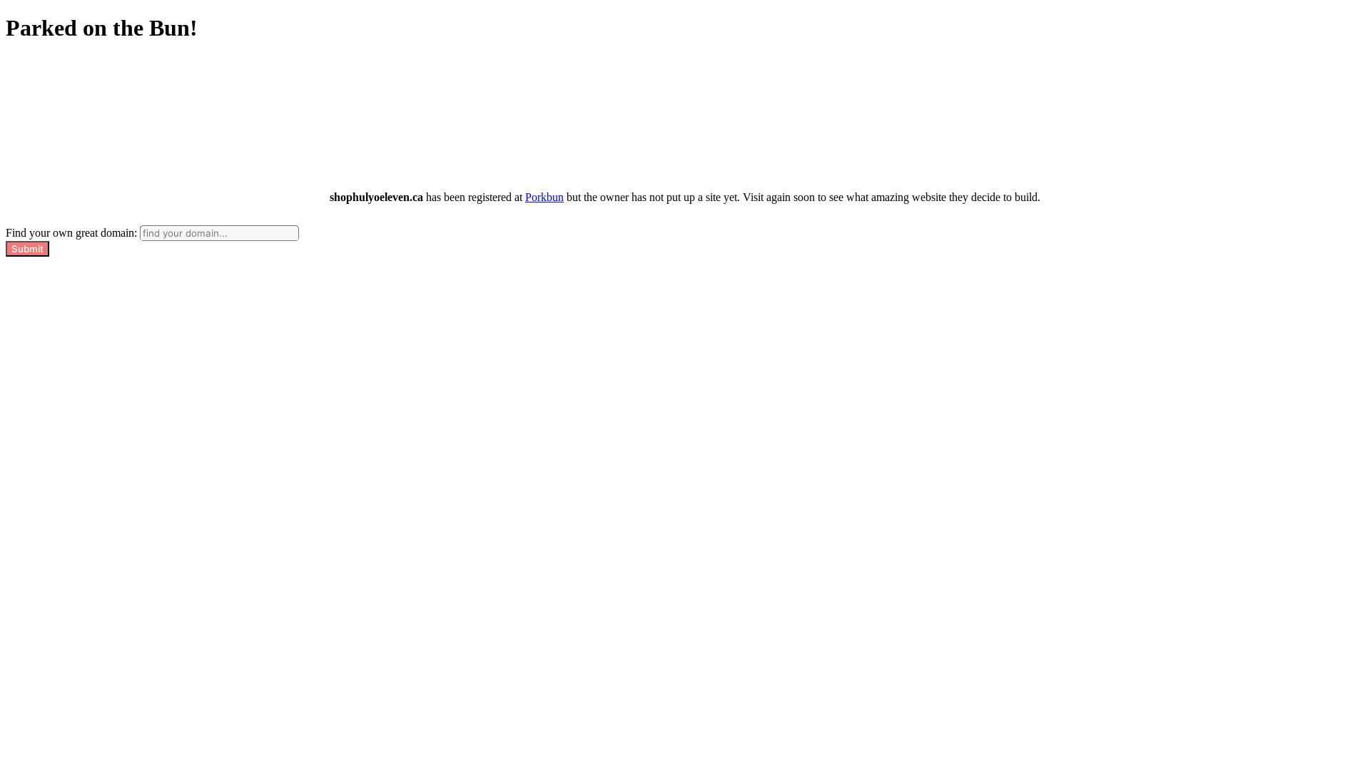 website screenshot of https://shophulyoeleven.ca/