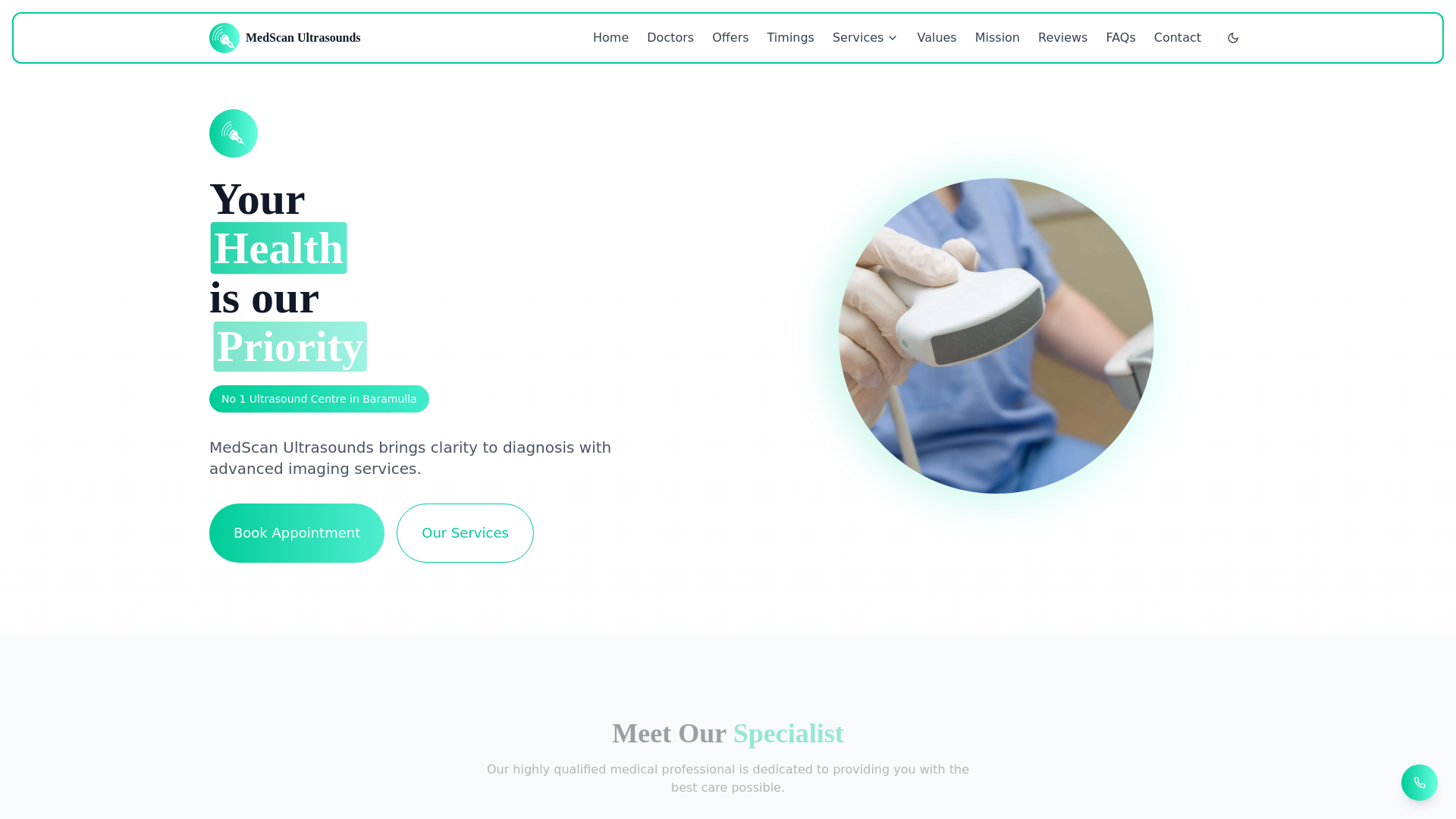 website screenshot of https://mediscan-br7.pages.dev/