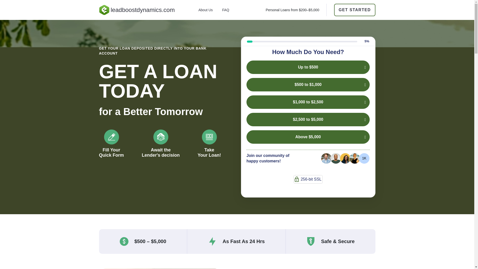 website screenshot of https://leadboostdynamics.com/