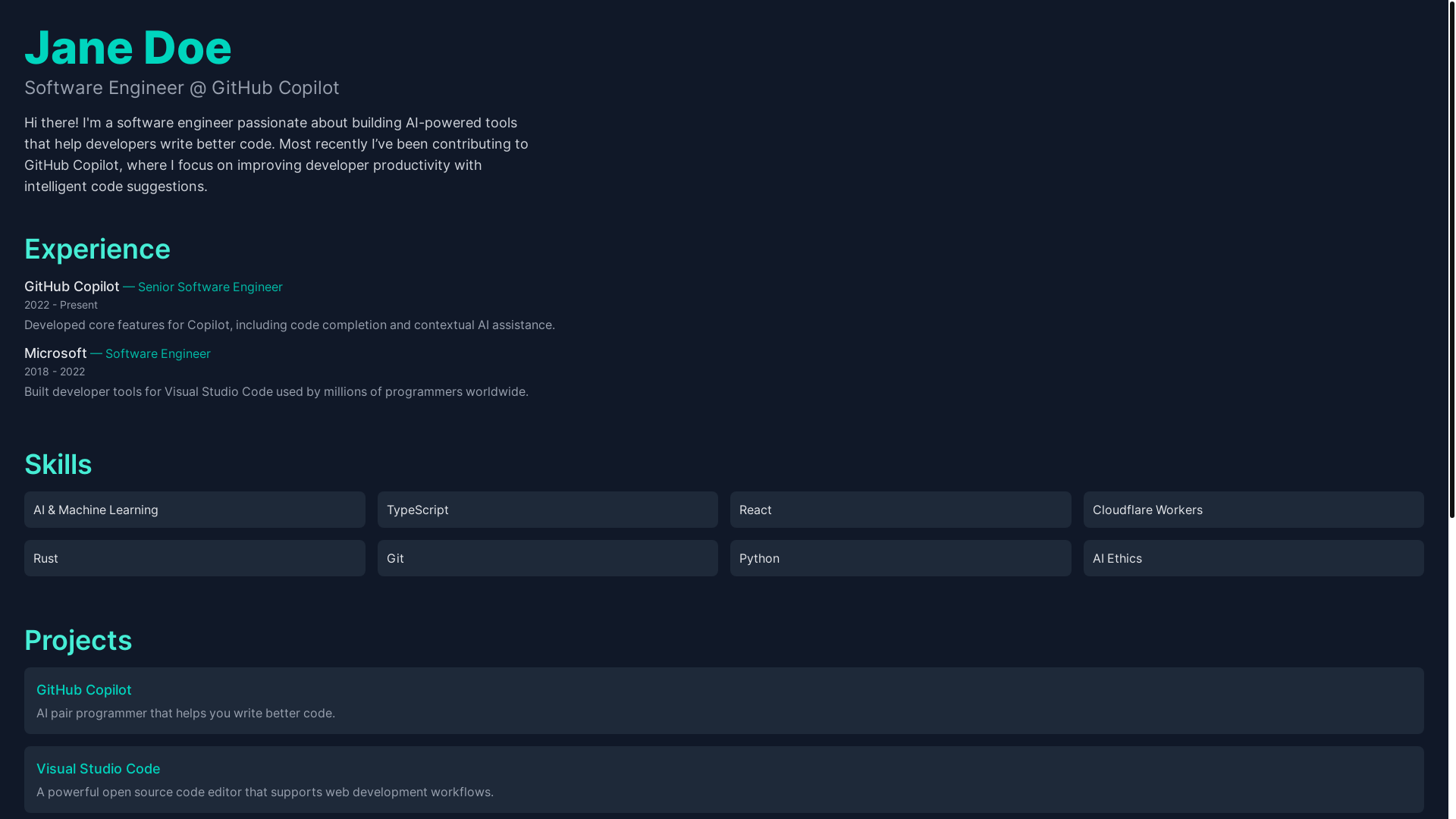 website screenshot of https://c3b571aa-developer-portfolio-frontend.pages.dev/