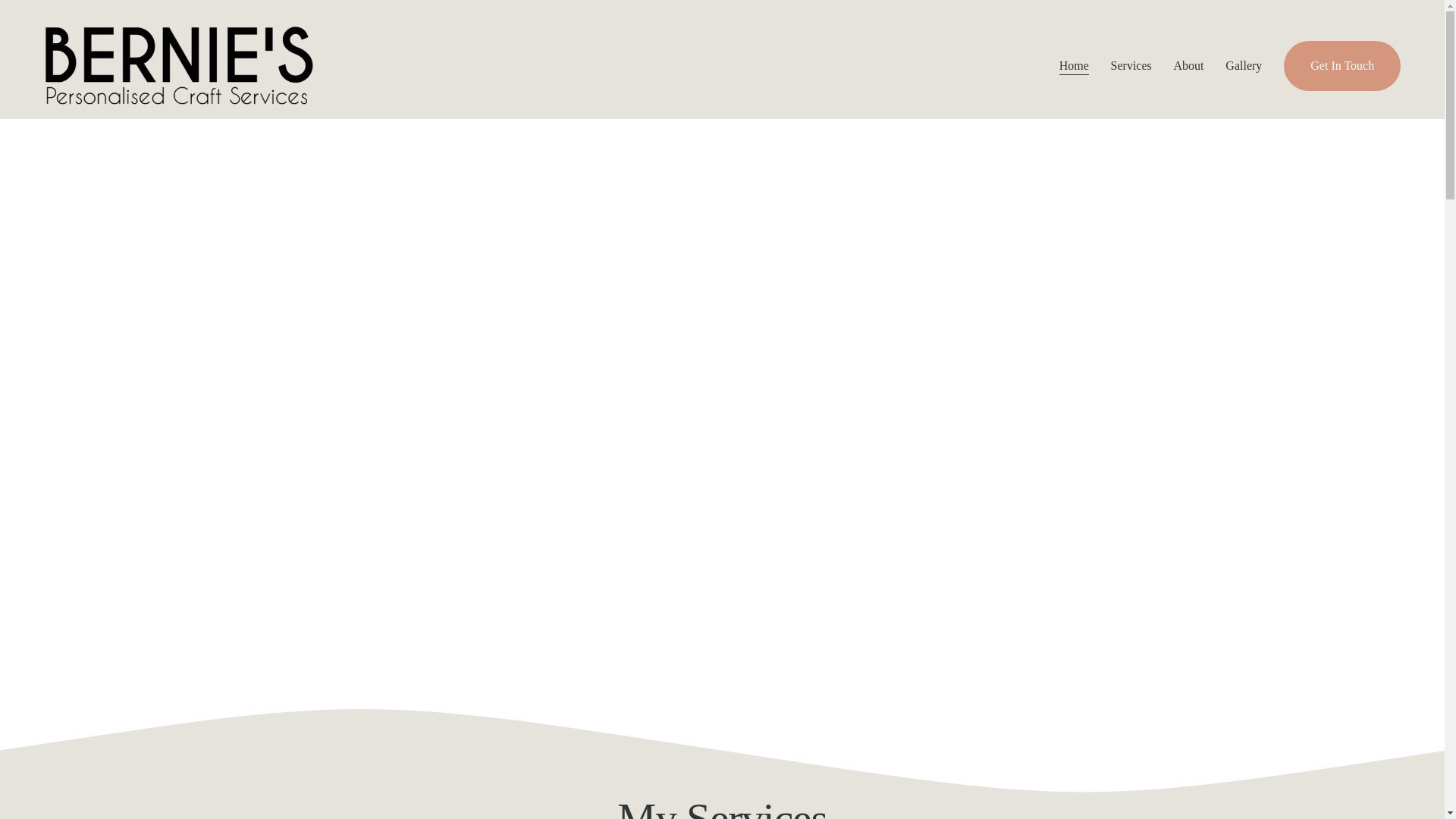 website screenshot of https://berniescrafts.co.uk/