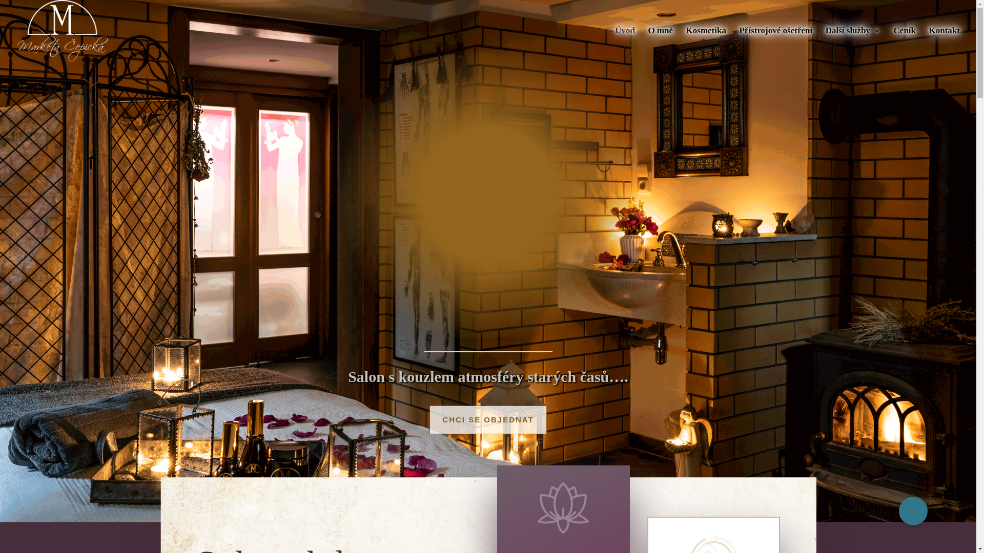 website screenshot of https://marketa-cepicka.cz/