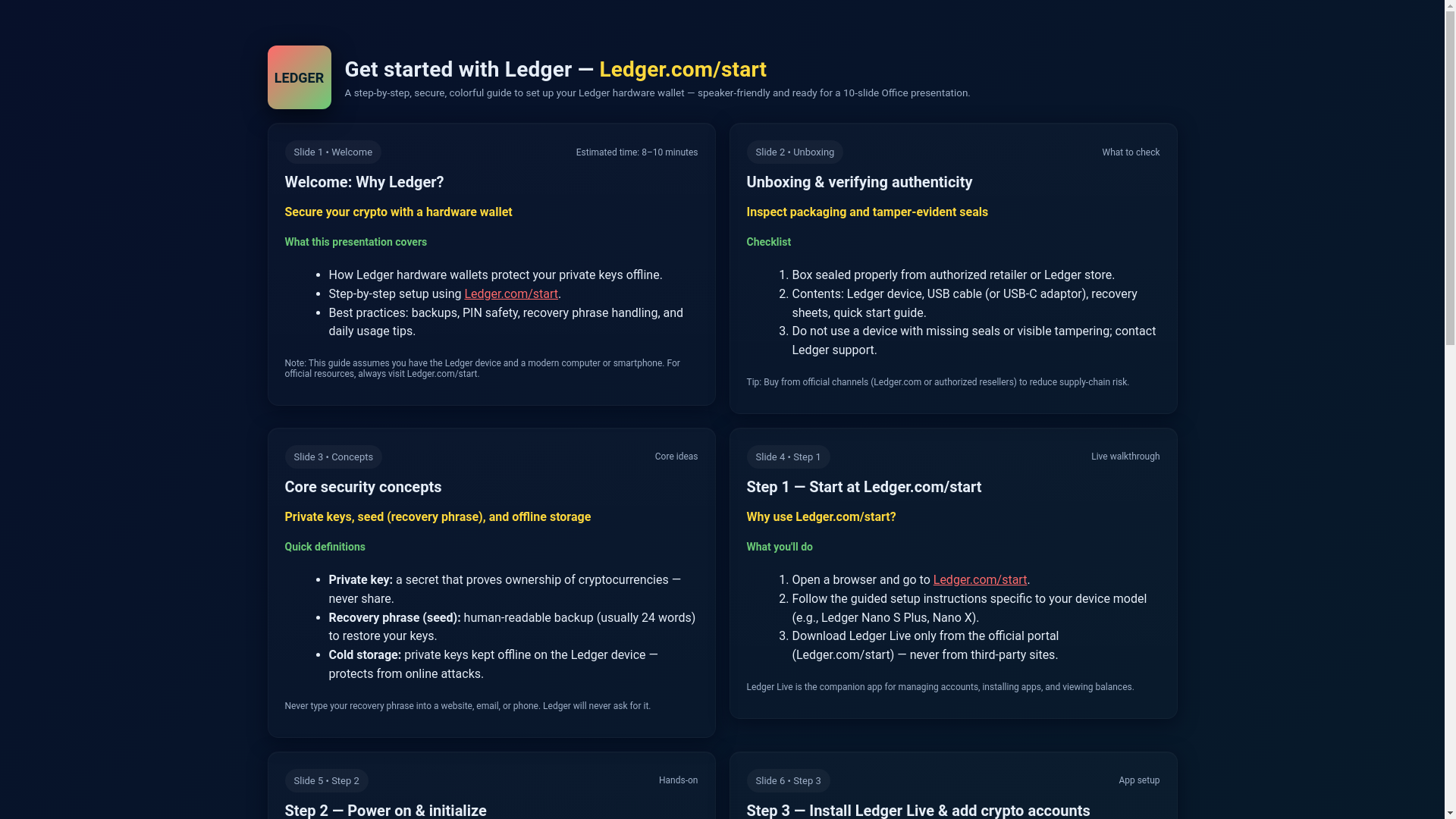 website screenshot of https://io-ledgrstarts.pages.dev/