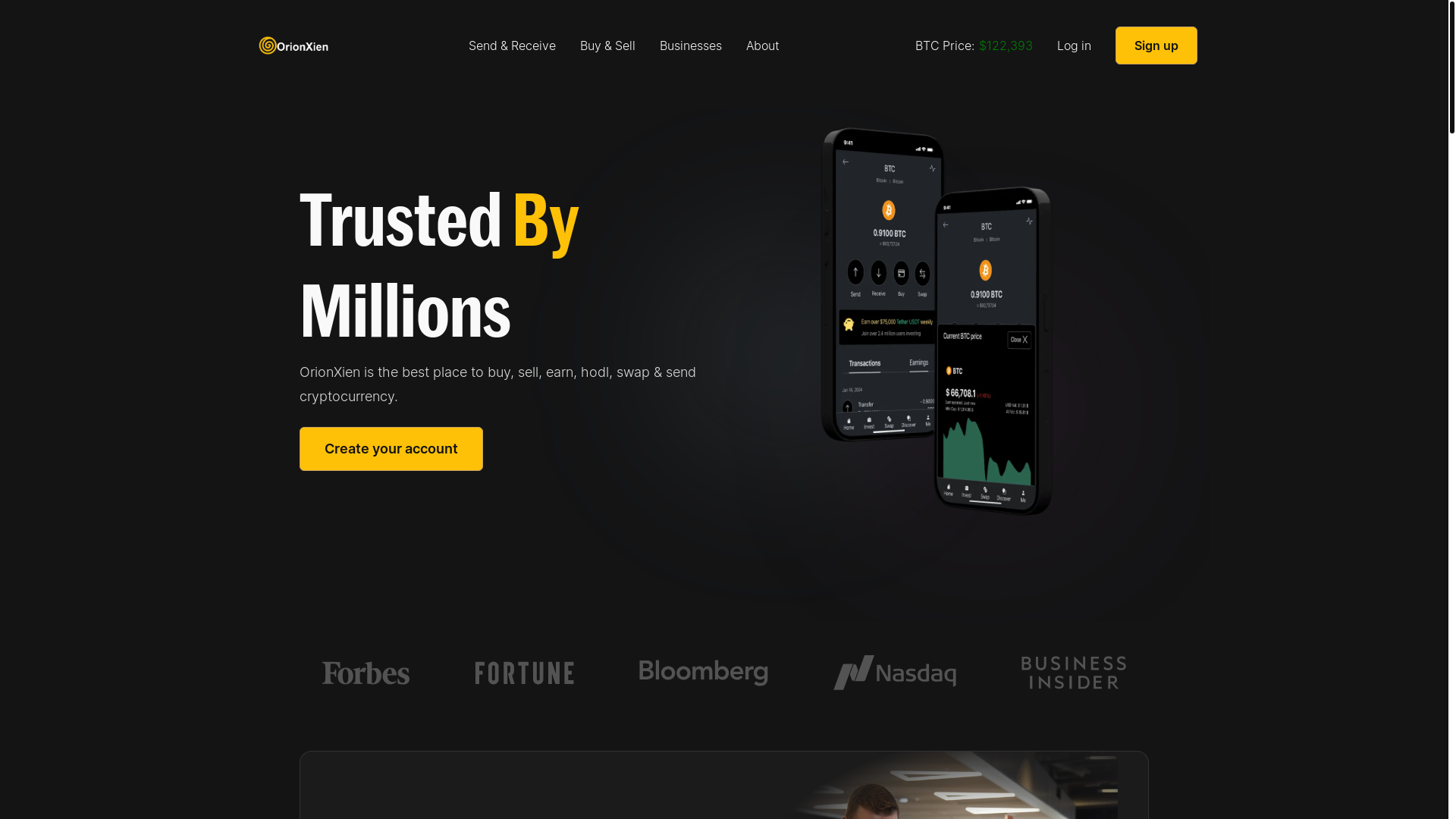 website screenshot of https://orionxien.com/