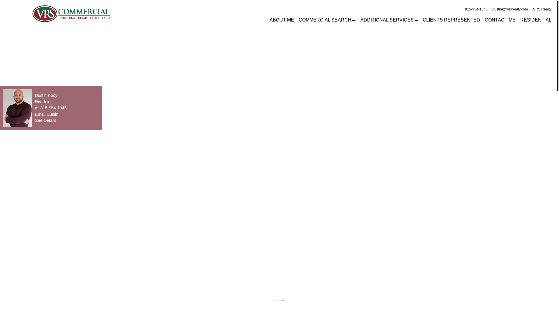 website screenshot of https://commercialrealtybydustin.com/