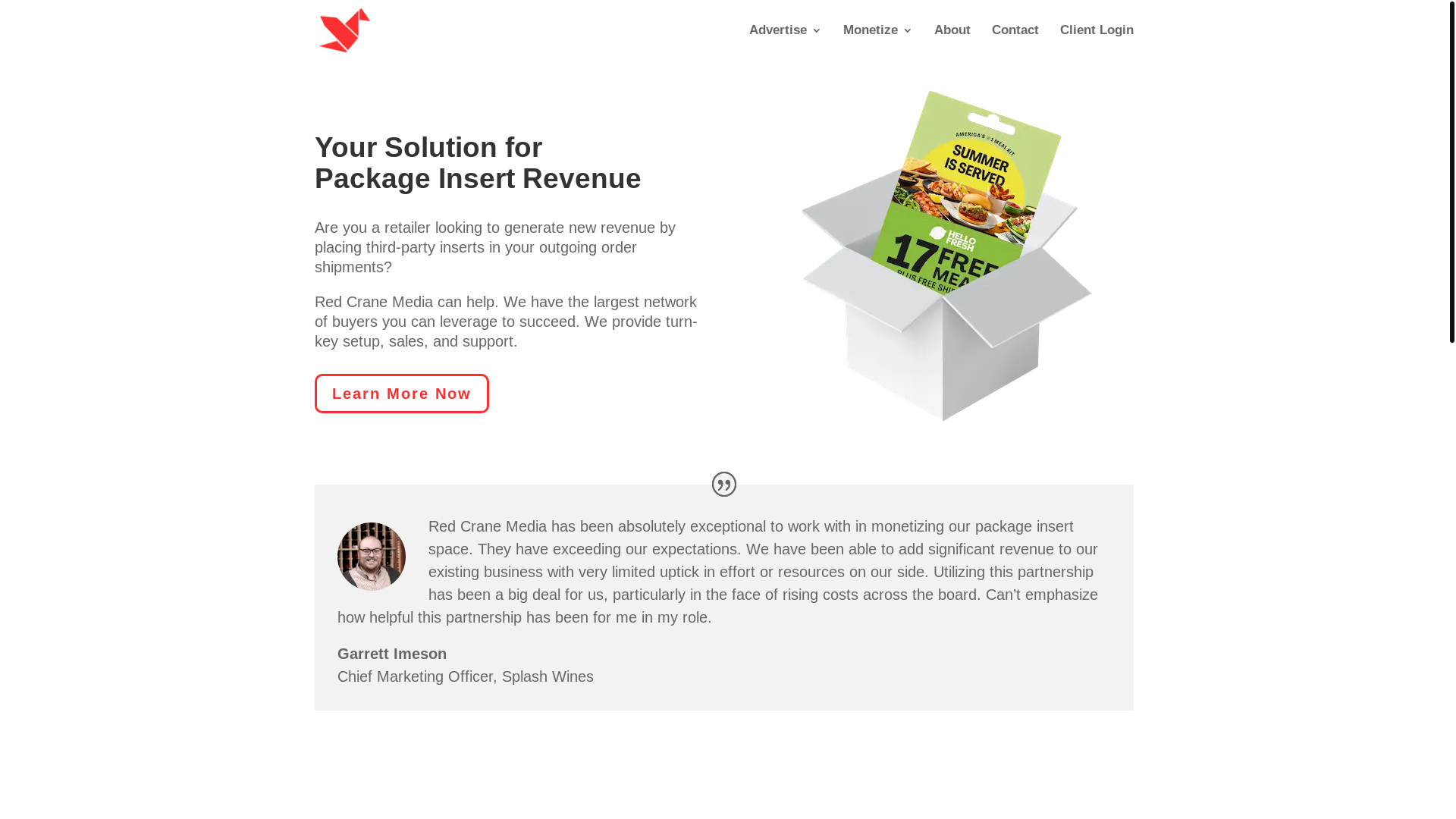 website screenshot of https://redcraneblitz.com/