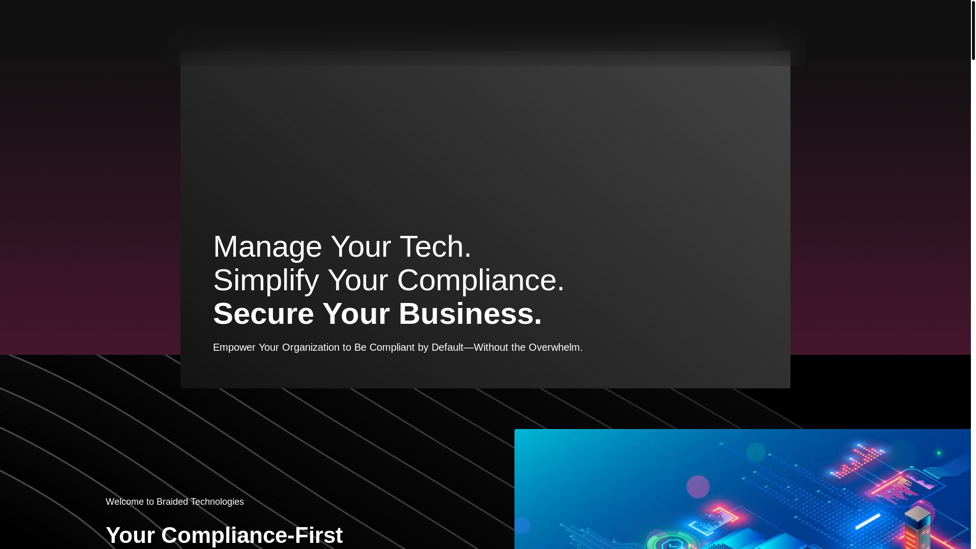 website screenshot of https://hellobraidedtech.co/