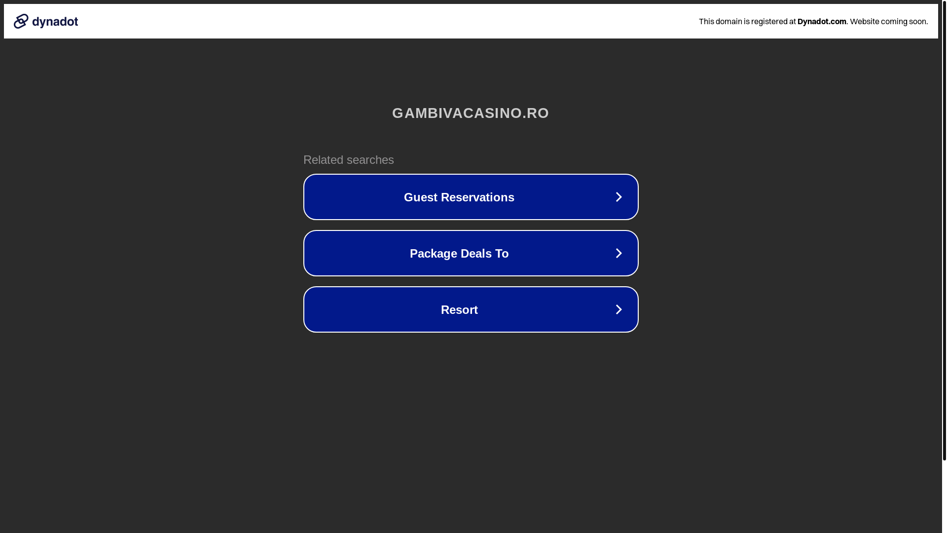 website screenshot of https://gambivacasino.ro/