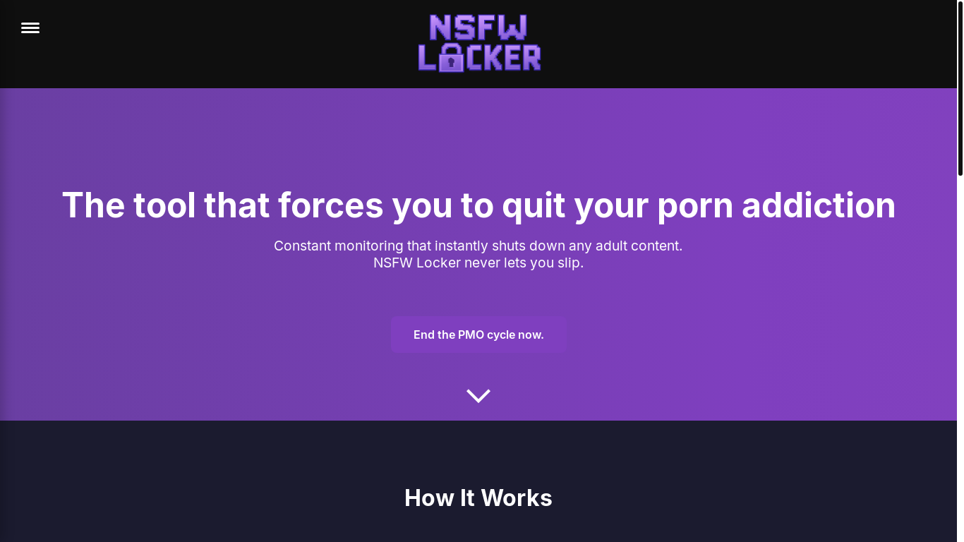website screenshot of https://nsfwlocker.com/
