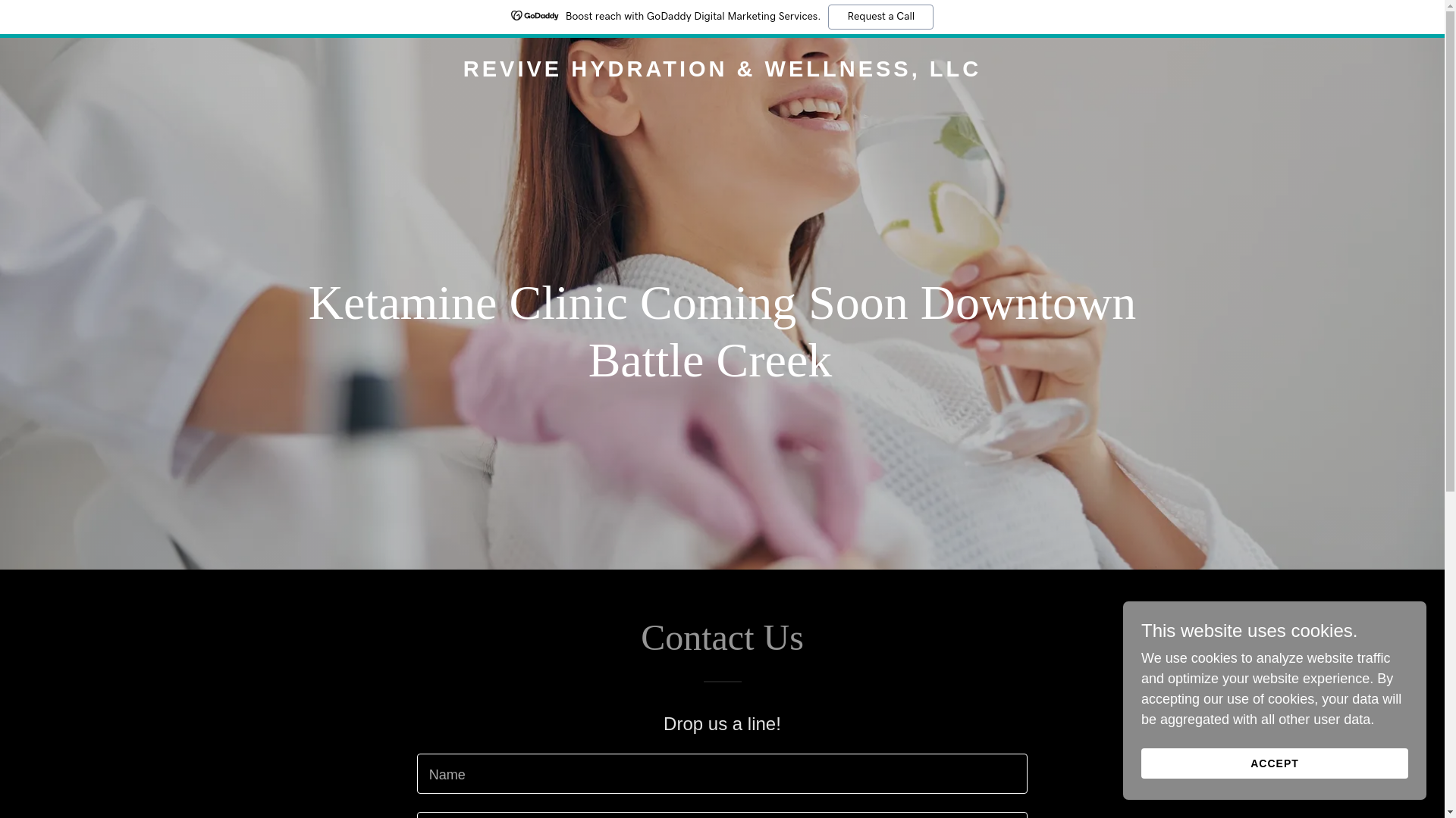 website screenshot of https://battlecreekketaminetherapy.com/