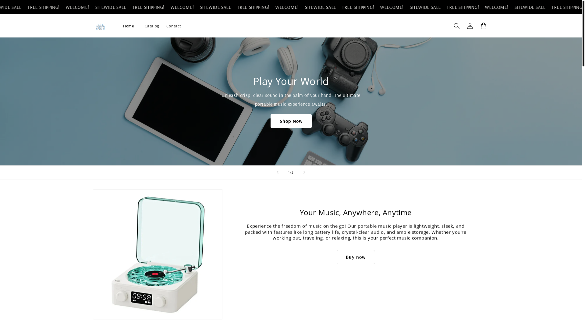 website screenshot of https://marithegoat.store/
