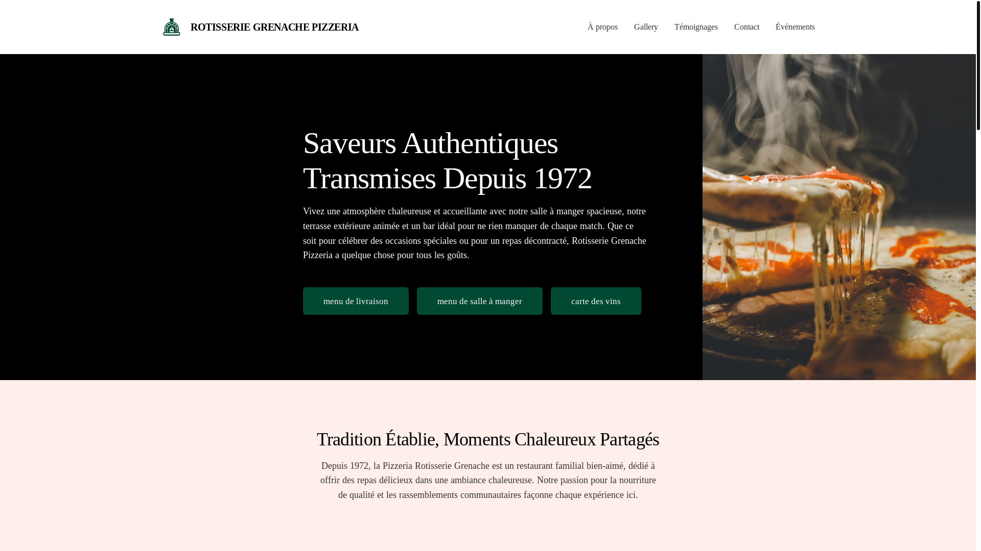 website screenshot of https://grenache.ca/