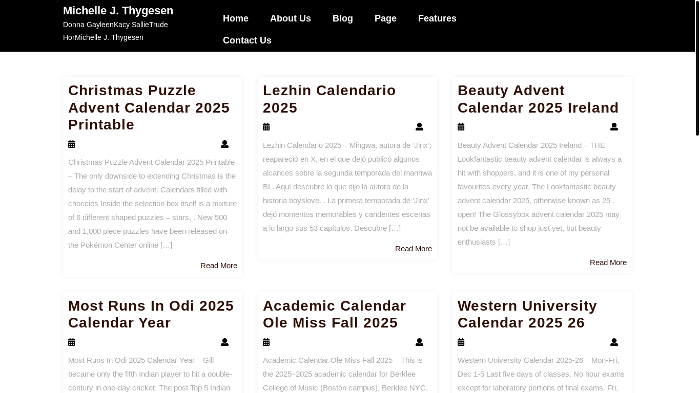website screenshot of https://michellethygesenj.pages.dev/
