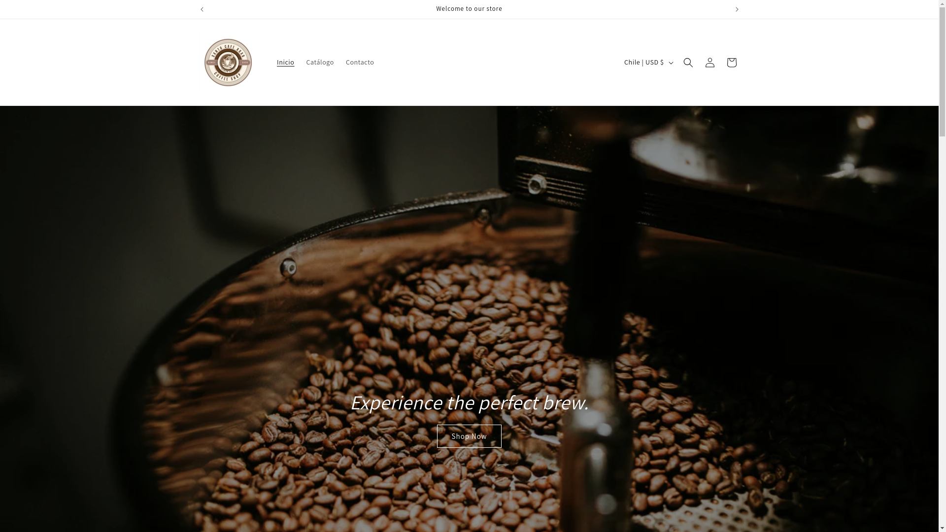 website screenshot of https://santocaferoad.com/