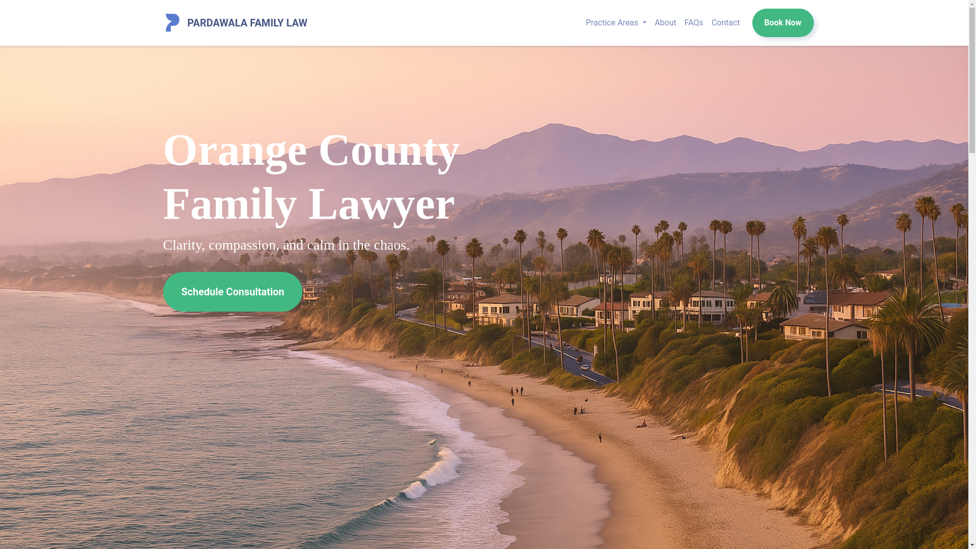 website screenshot of https://pardawalafamilylaw2.pages.dev/