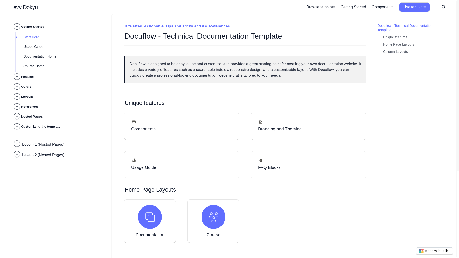 website screenshot of https://levy-dokyu-bullet.pages.dev/