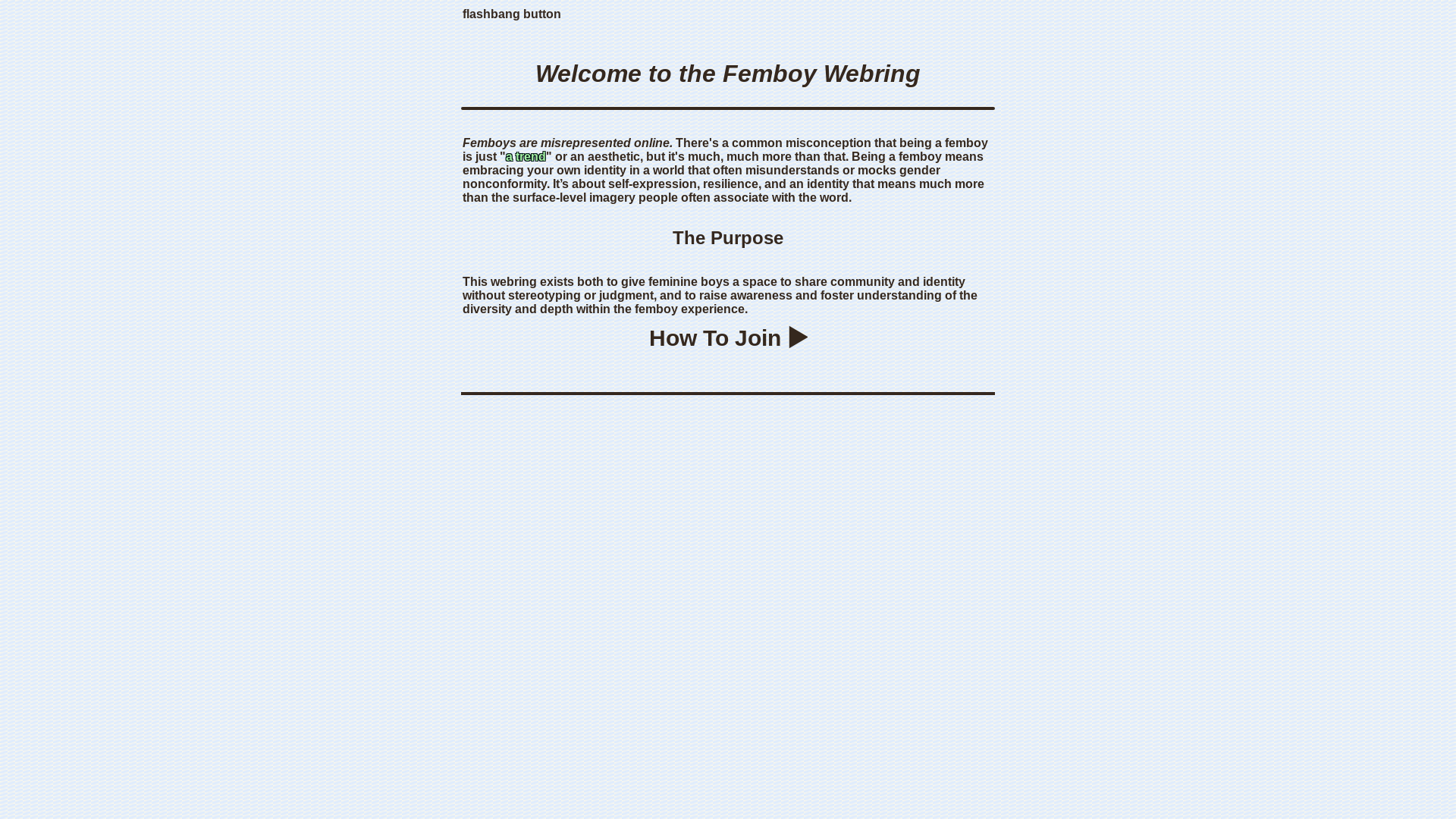 website screenshot of https://femring.neocities.org/